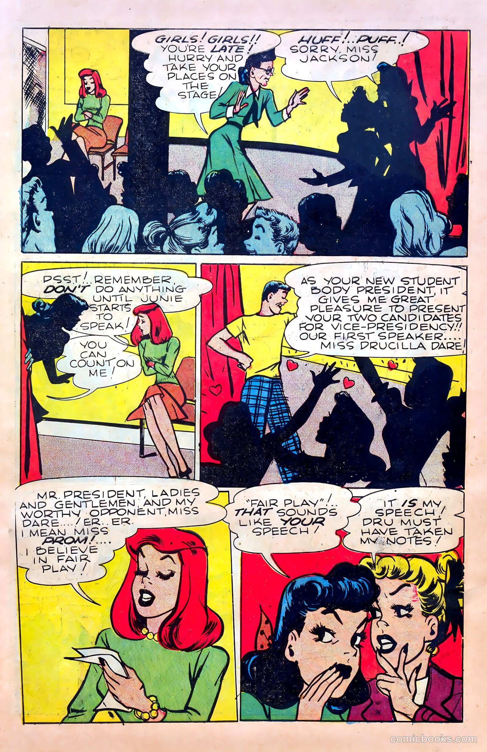 Junie Prom Comics #6 (1949) — page 7 of 36