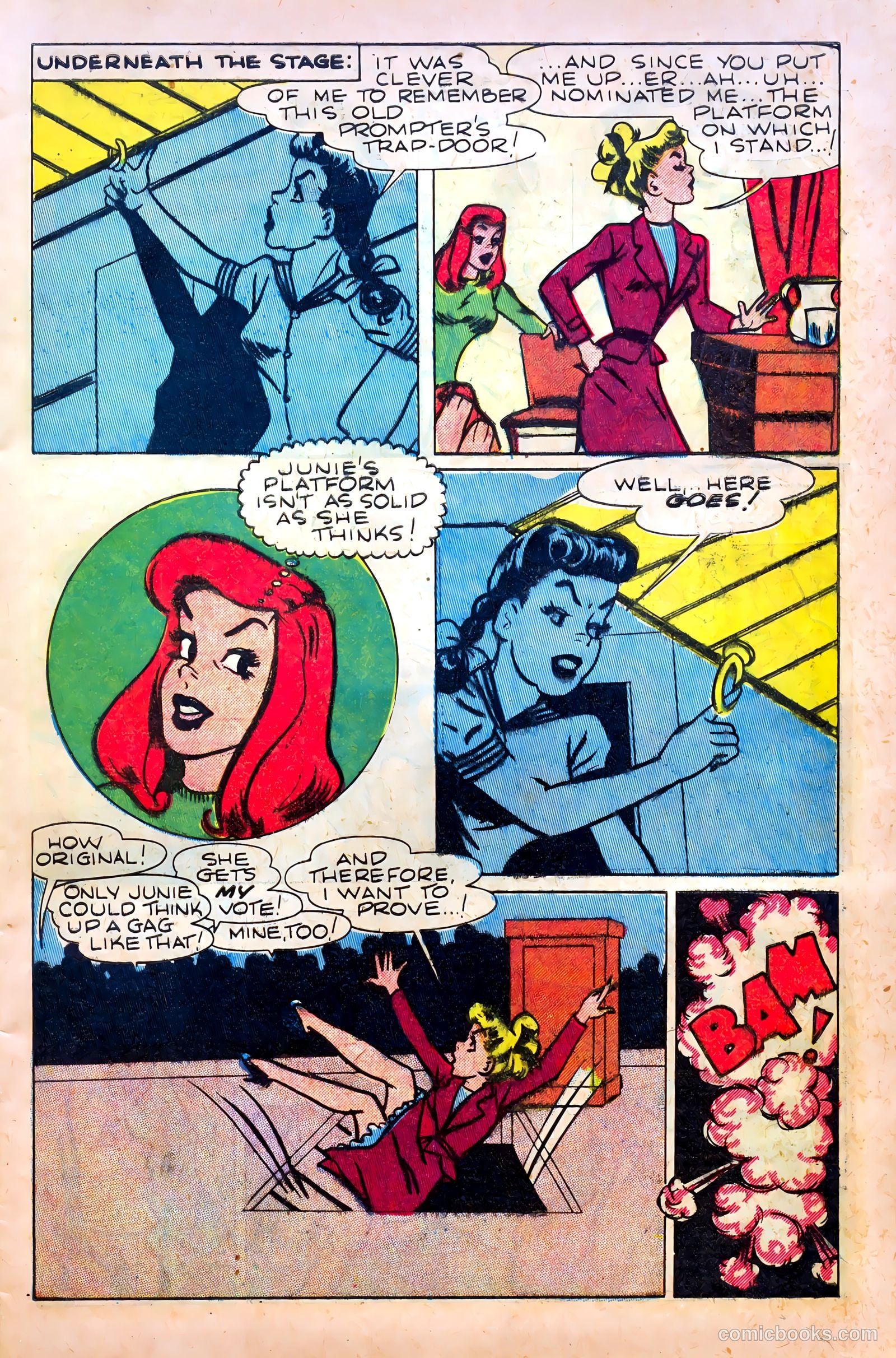Junie Prom Comics #6 (1949) — page 9 of 36