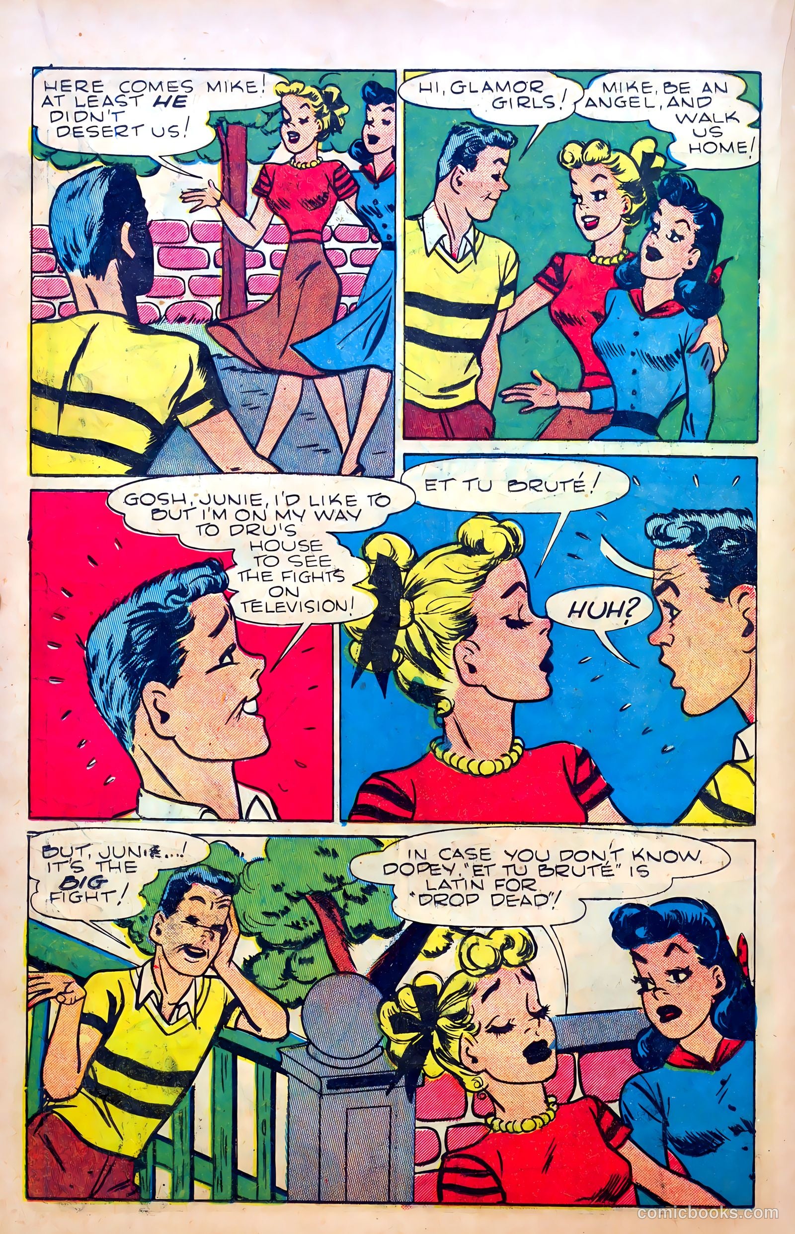 Junie Prom Comics #6 (1949) — page 16 of 36