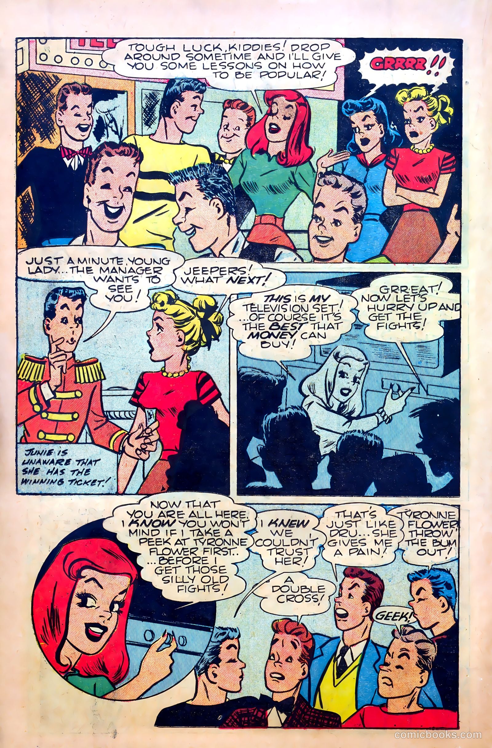 Junie Prom Comics #6 (1949) — page 18 of 36