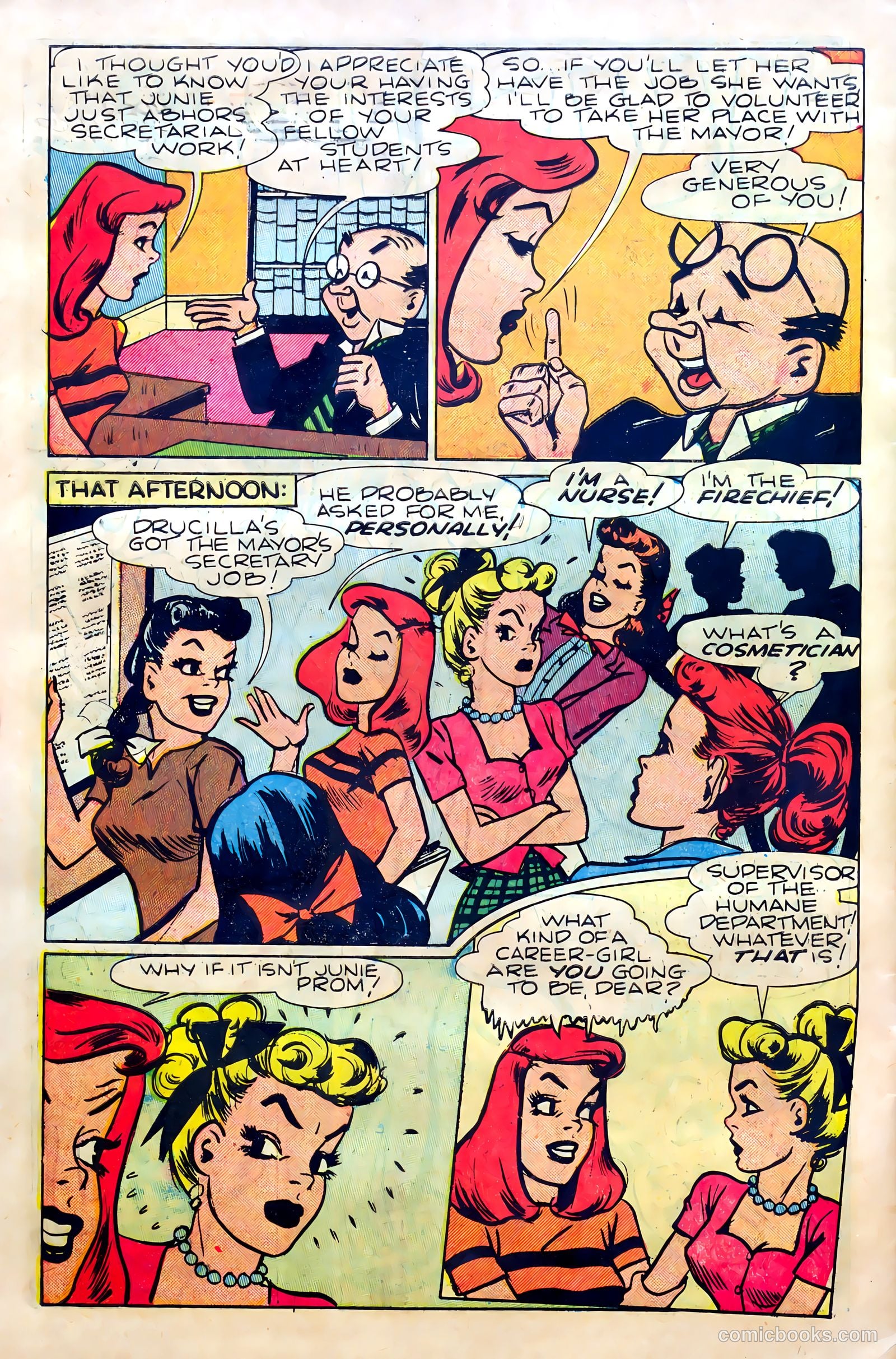 Junie Prom Comics #6 (1949) — page 30 of 36
