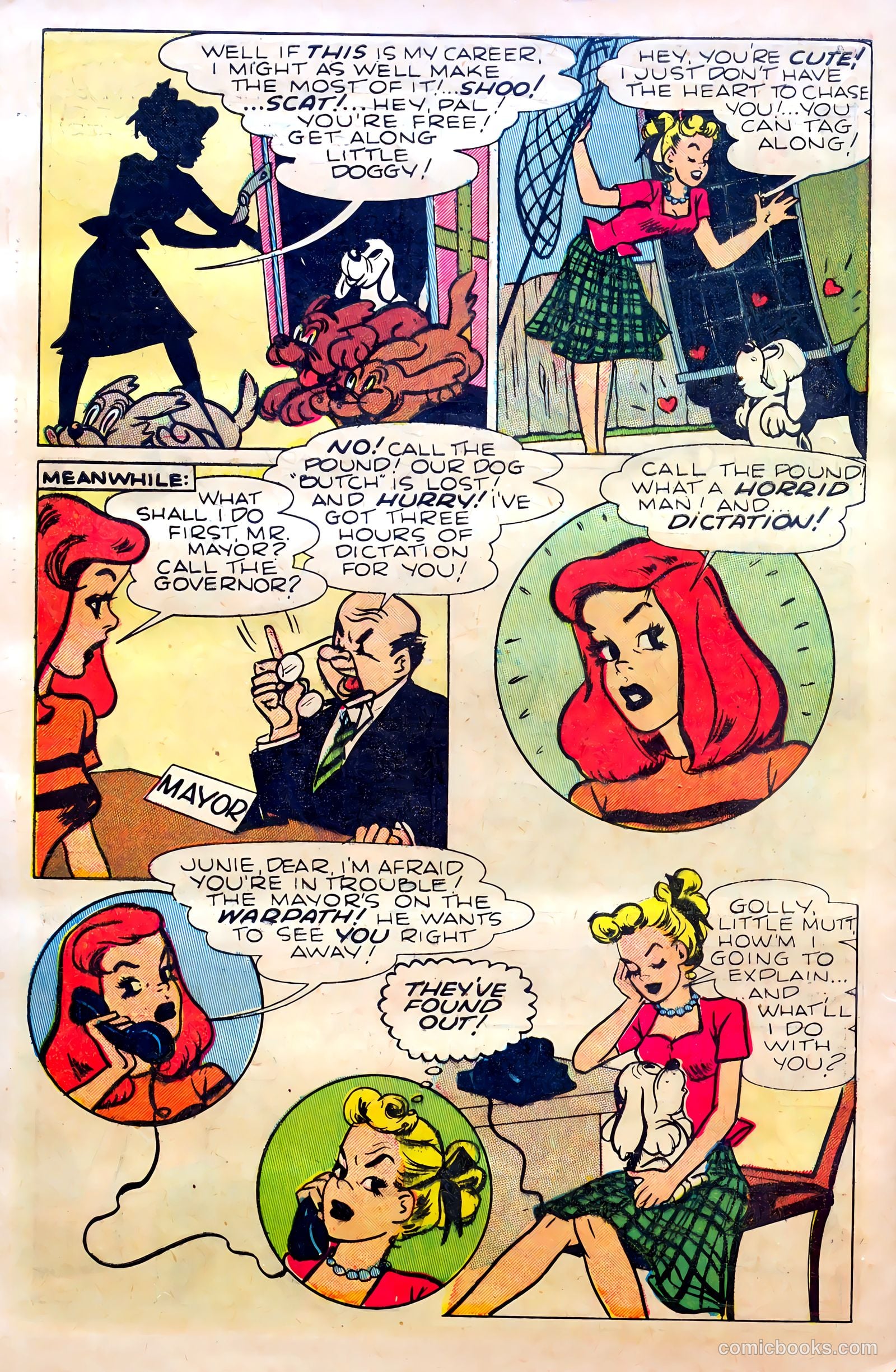 Junie Prom Comics #6 (1949) — page 32 of 36