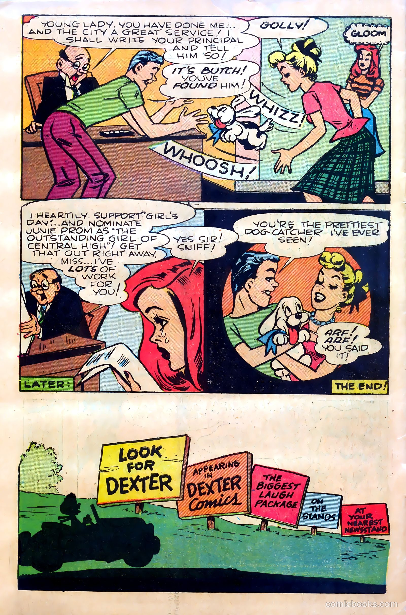 Junie Prom Comics #6 (1949) — page 34 of 36