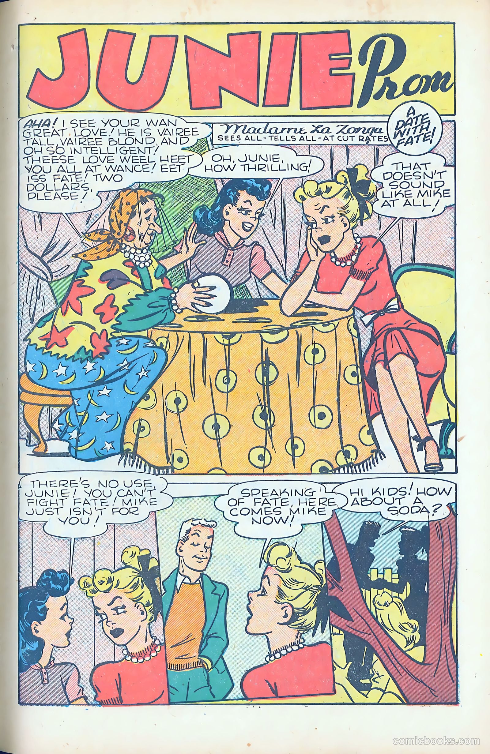 Junie Prom Comics #7 (1949) — page 3 of 36
