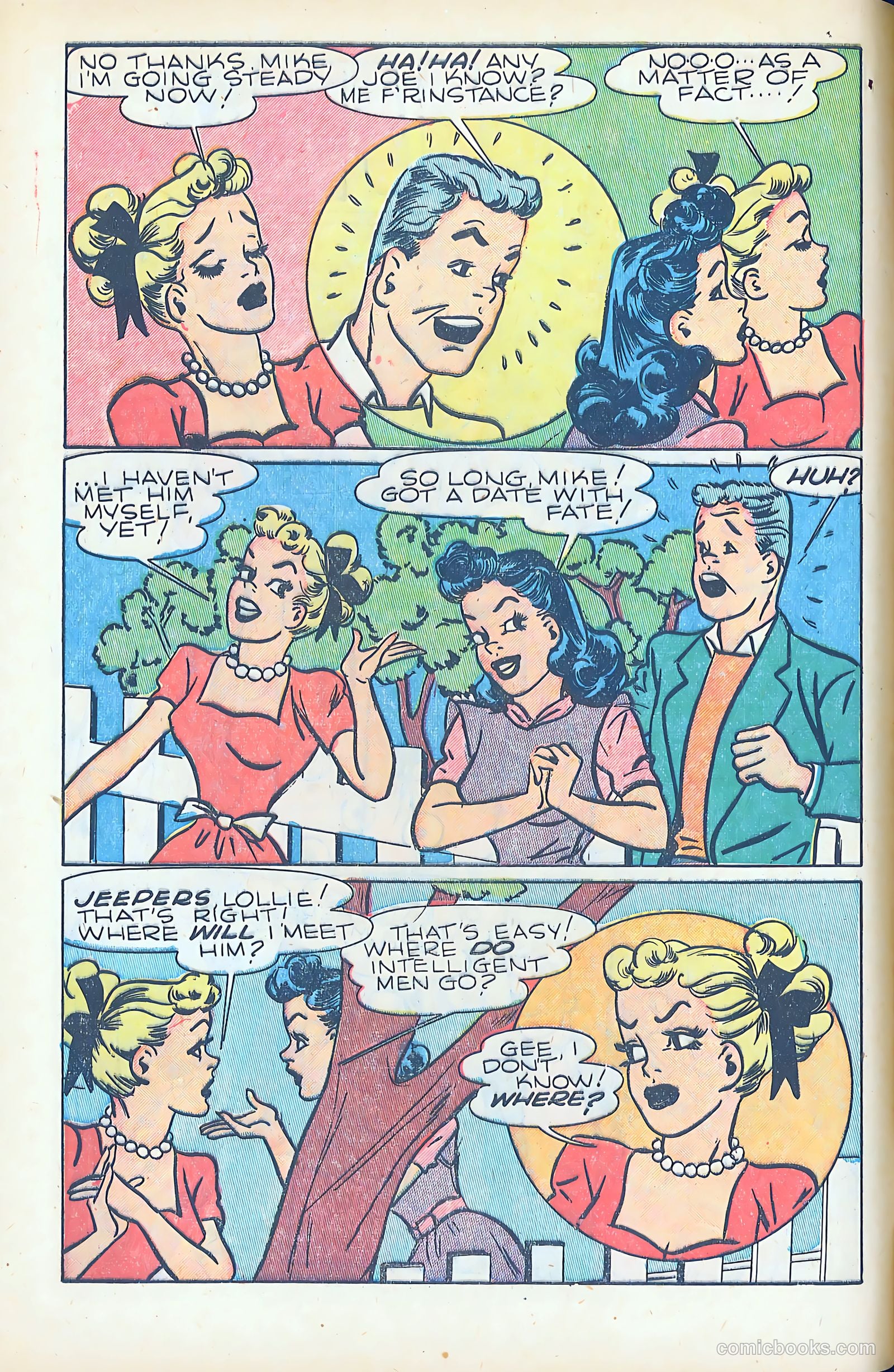 Junie Prom Comics #7 (1949) — page 4 of 36
