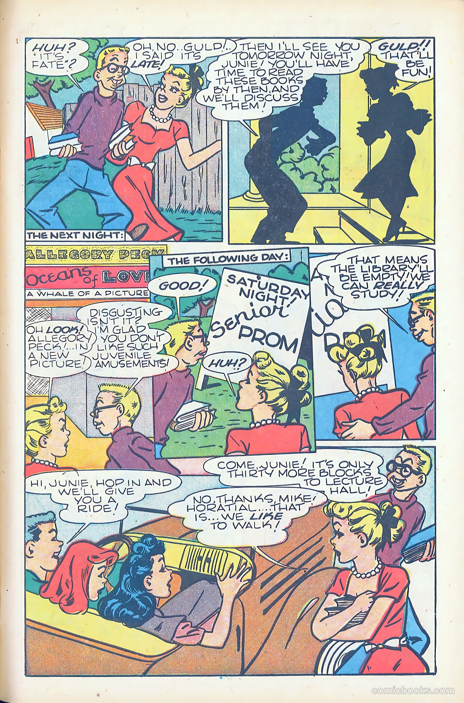Junie Prom Comics #7 (1949) — page 7 of 36