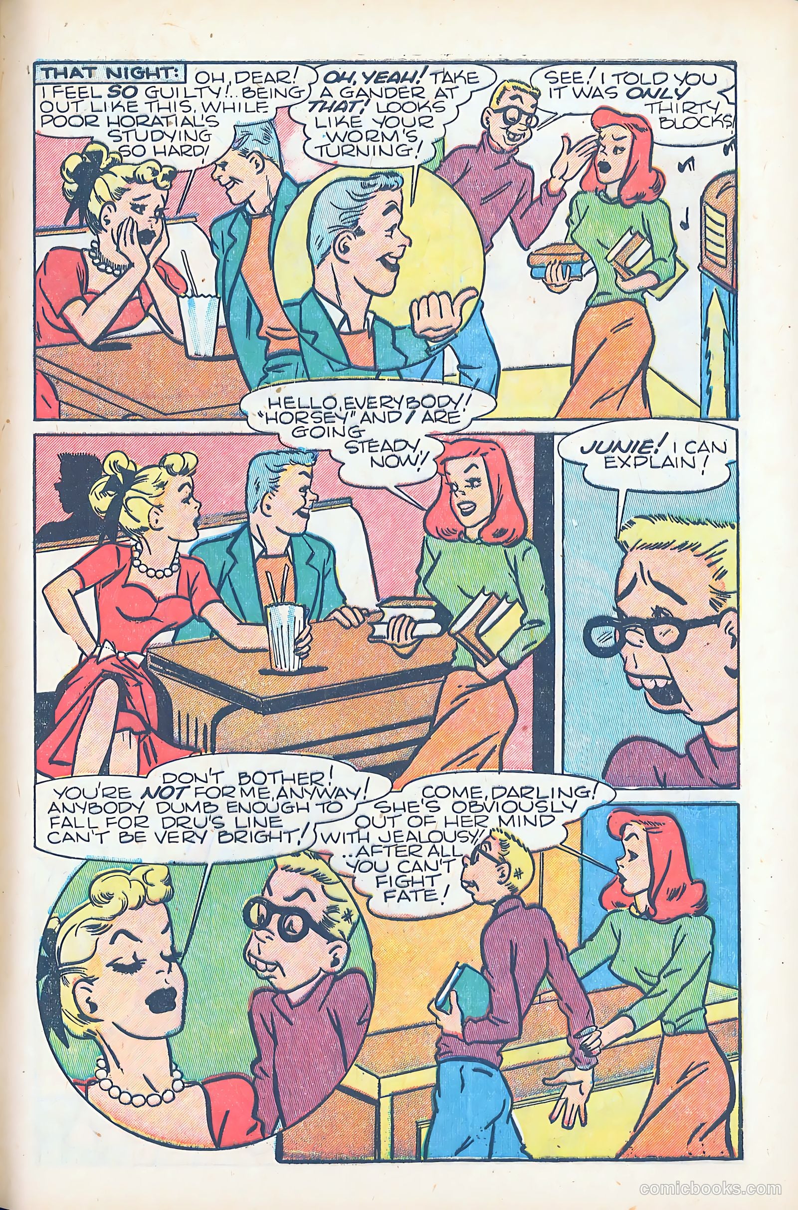 Junie Prom Comics #7 (1949) — page 9 of 36