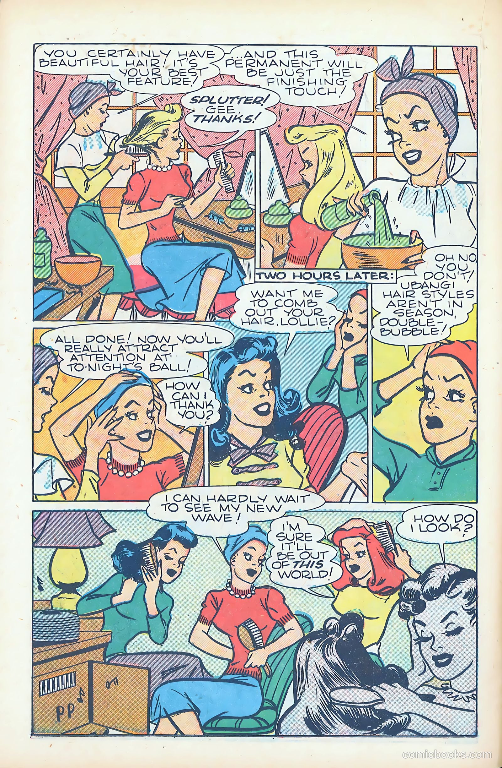 Junie Prom Comics #7 (1949) — page 22 of 36