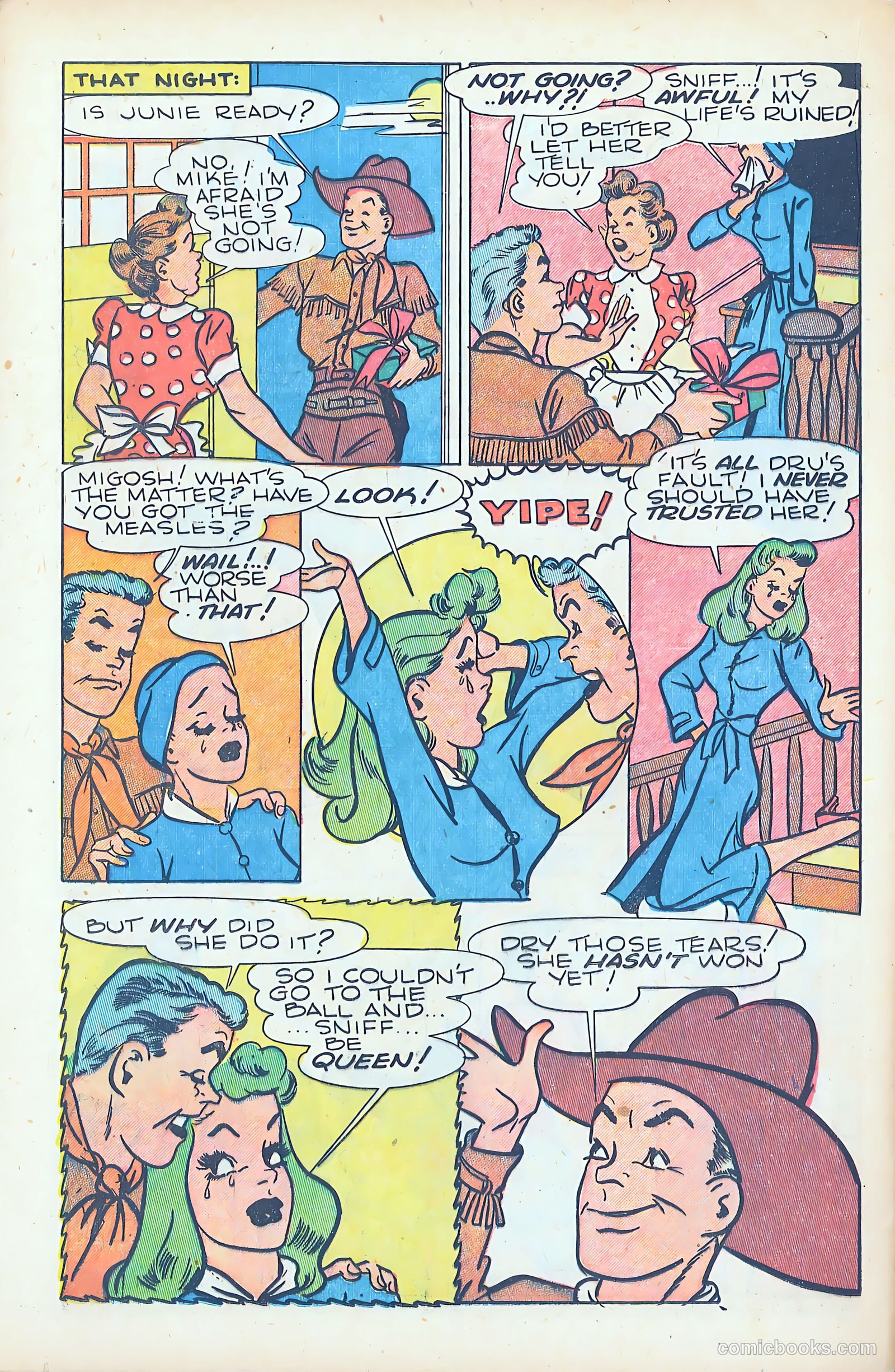 Junie Prom Comics #7 (1949) — page 24 of 36