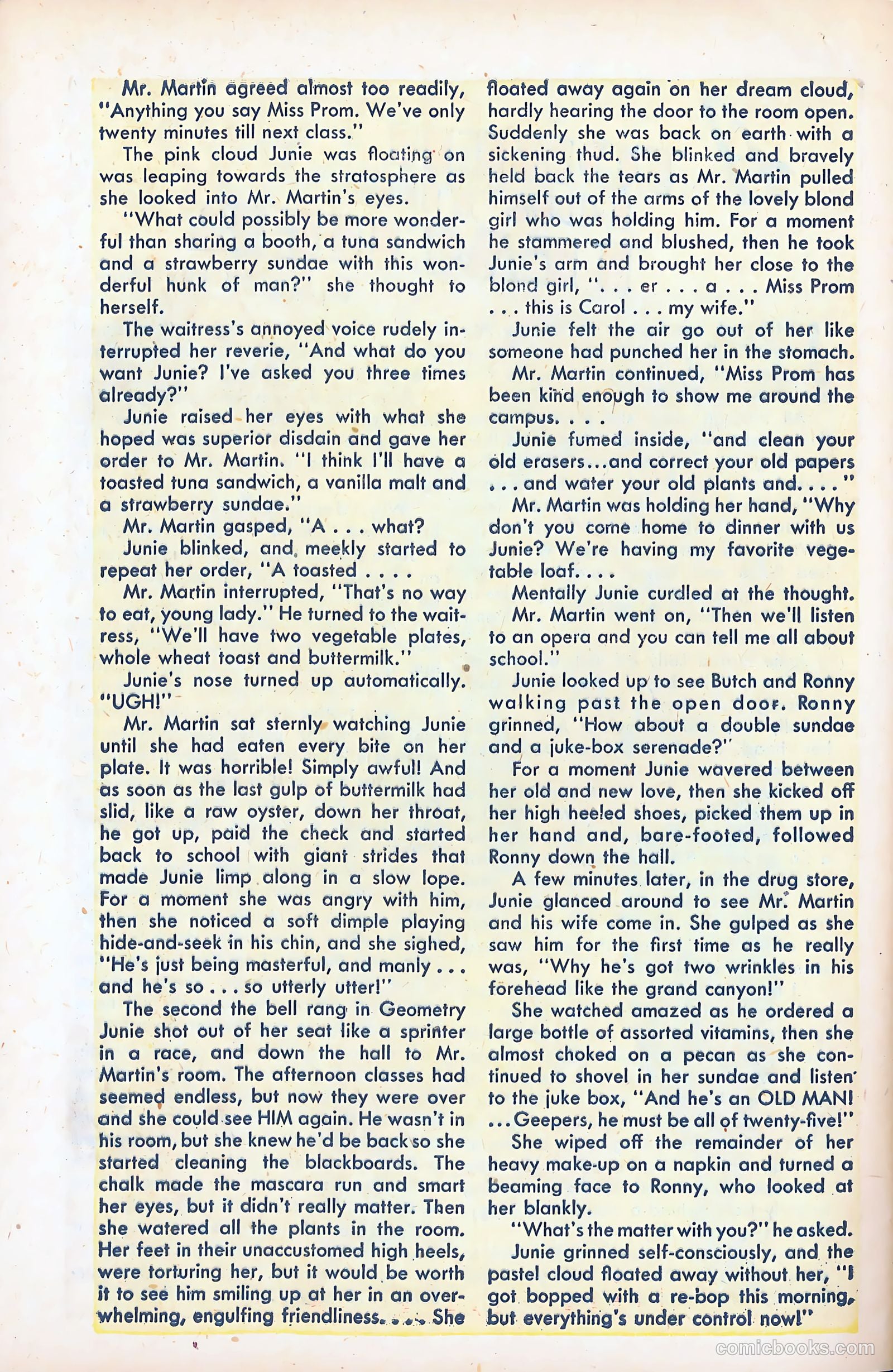 Junie Prom Comics #7 (1949) — page 28 of 36