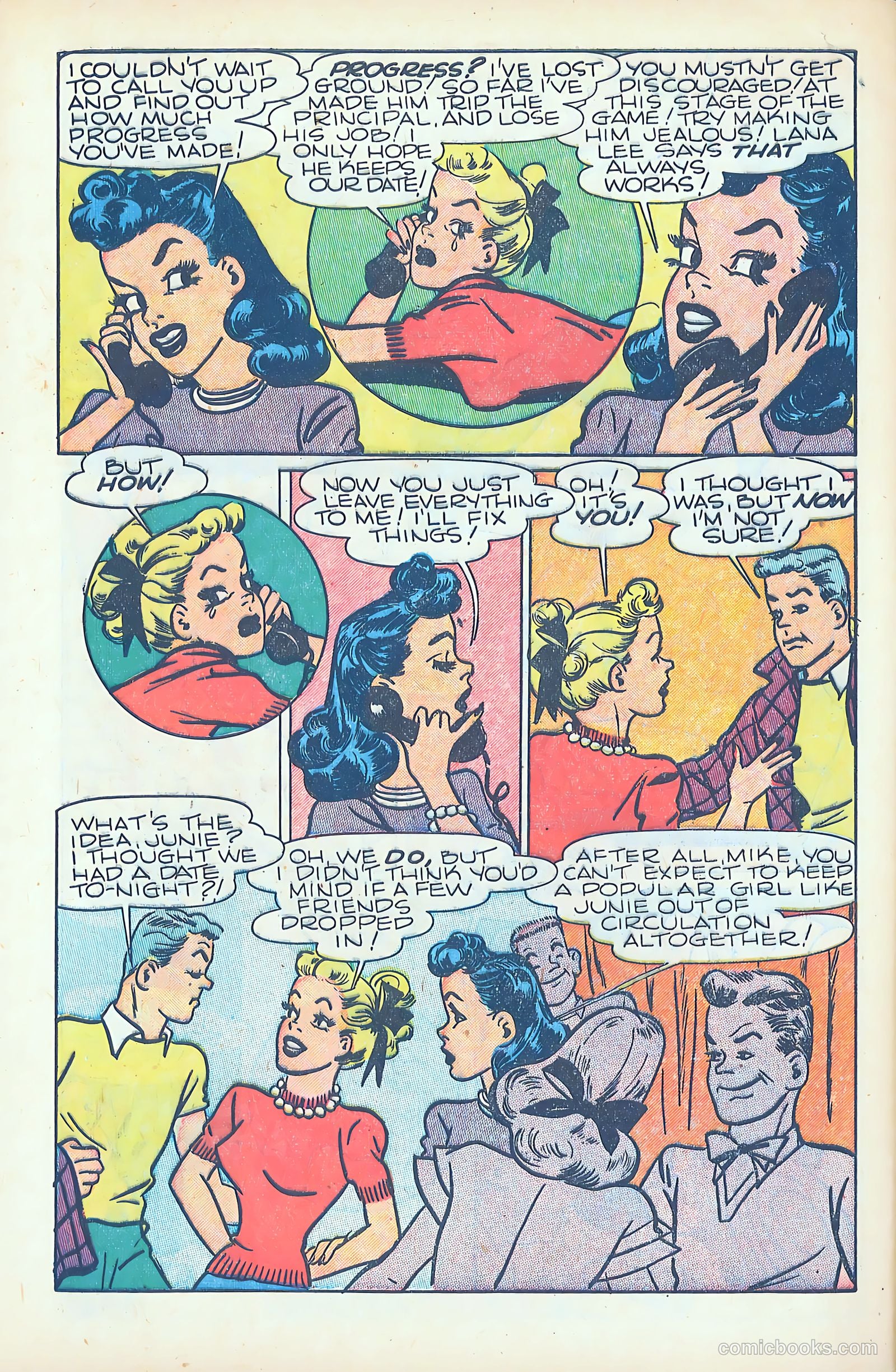 Junie Prom Comics #7 (1949) — page 32 of 36