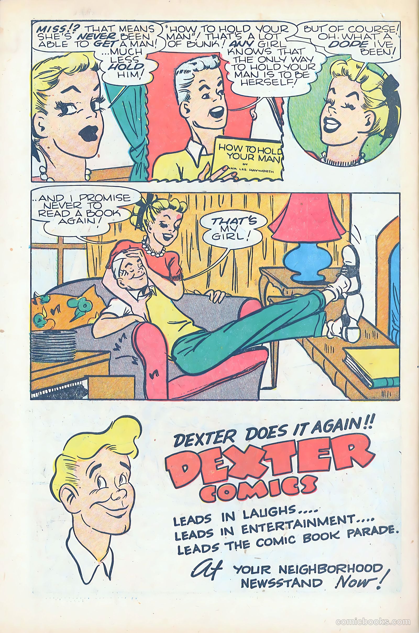Junie Prom Comics #7 (1949) — page 34 of 36