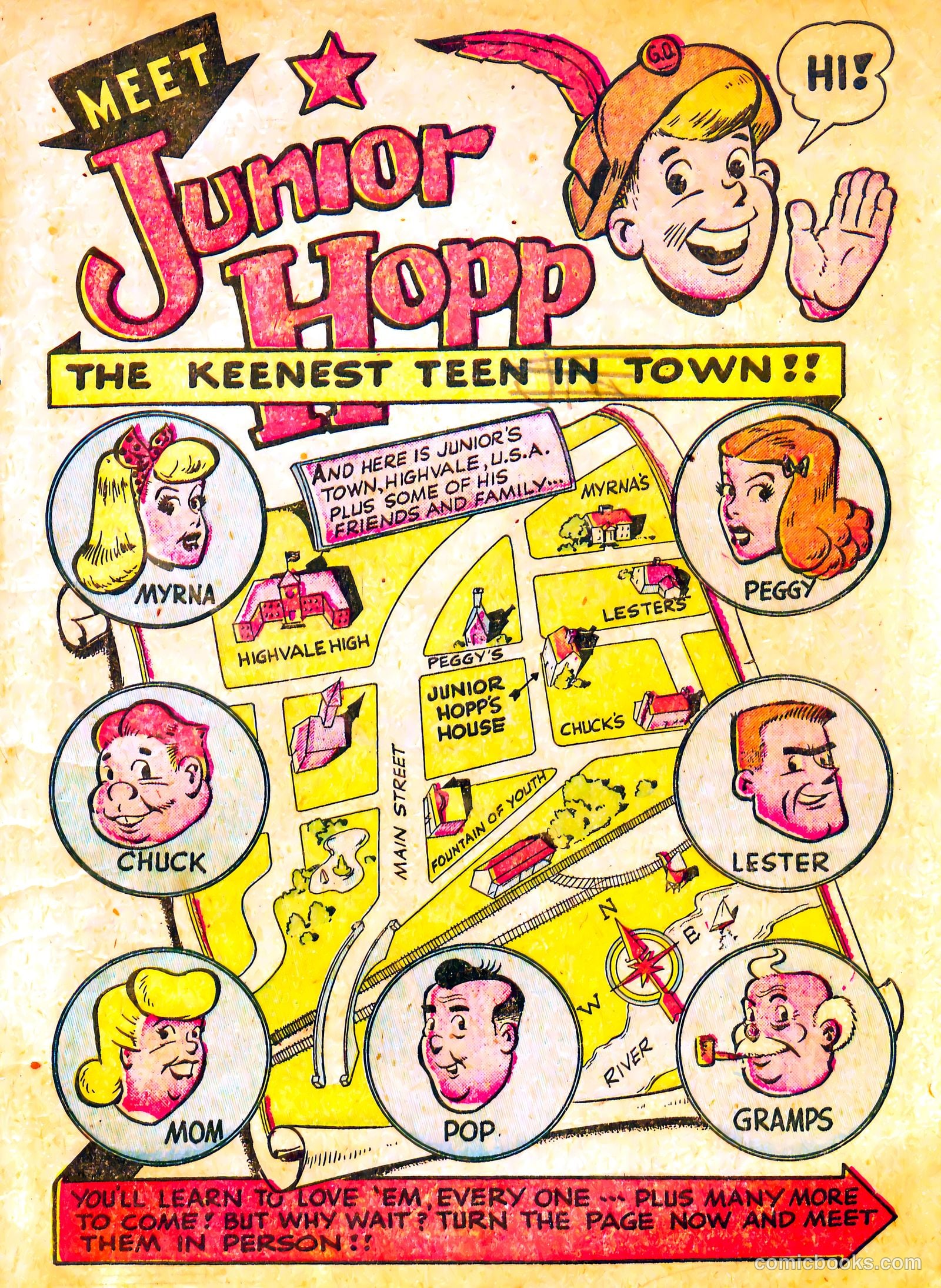 Junior Hopp Comics #1 (1951) — page 3 of 36