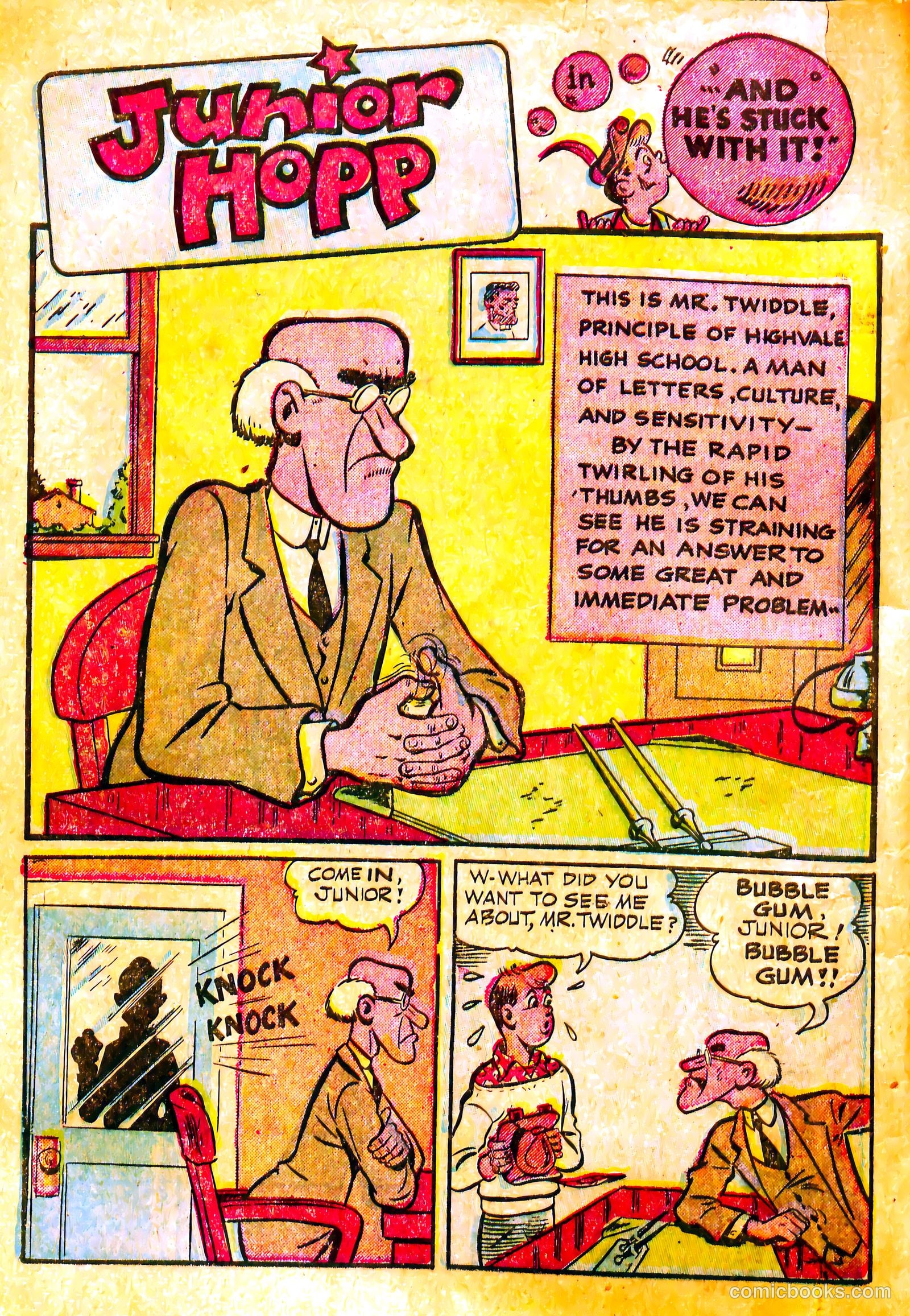 Junior Hopp Comics #1 (1951) — page 4 of 36