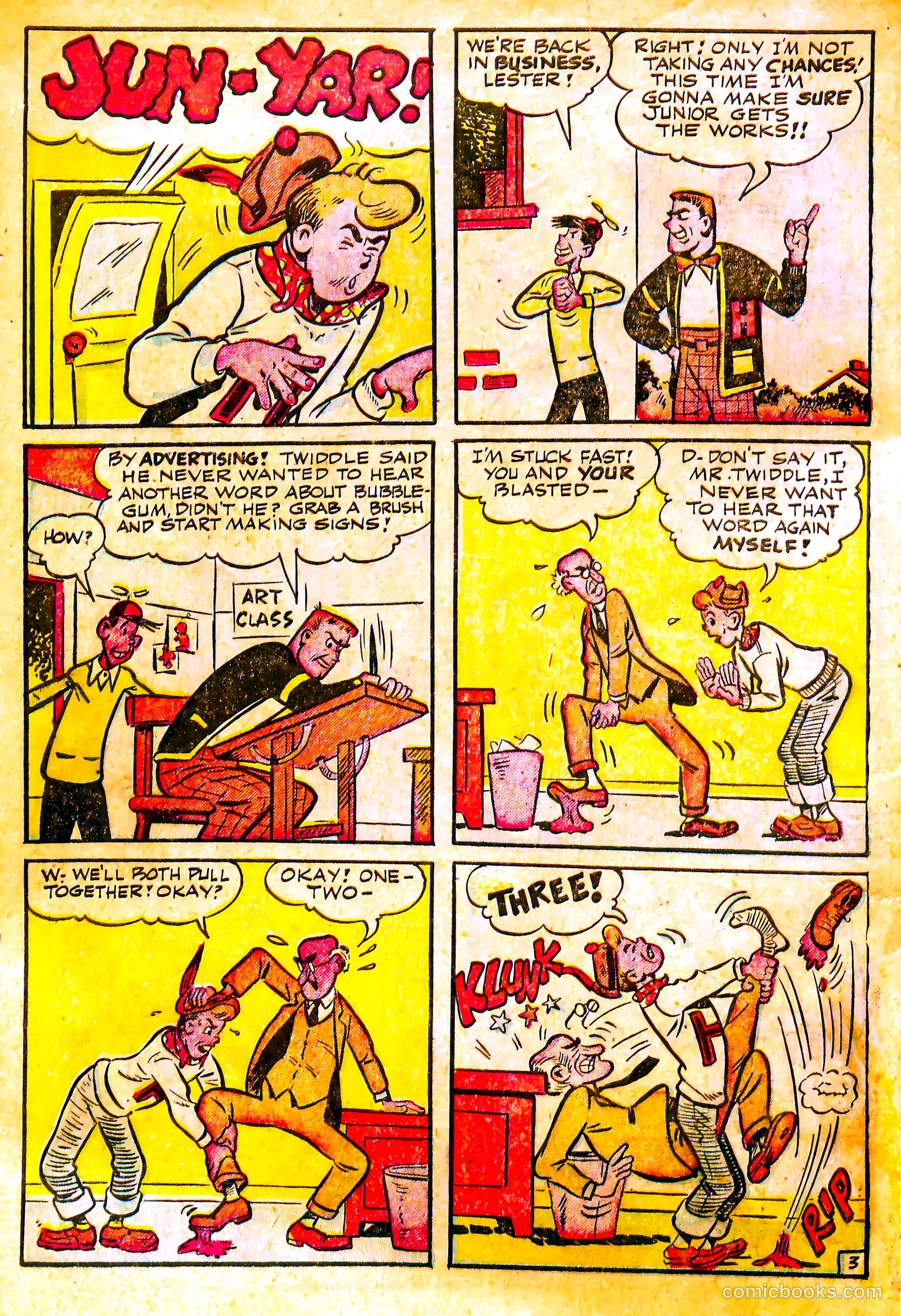 Junior Hopp Comics #1 (1951) — page 6 of 36