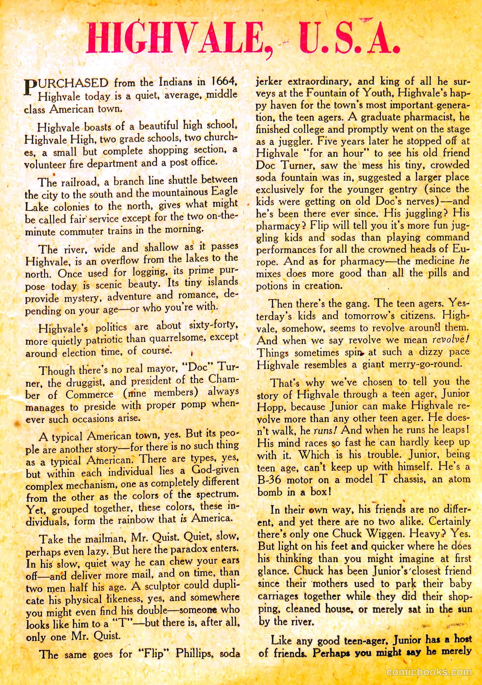 Junior Hopp Comics #1 (1951) — page 19 of 36