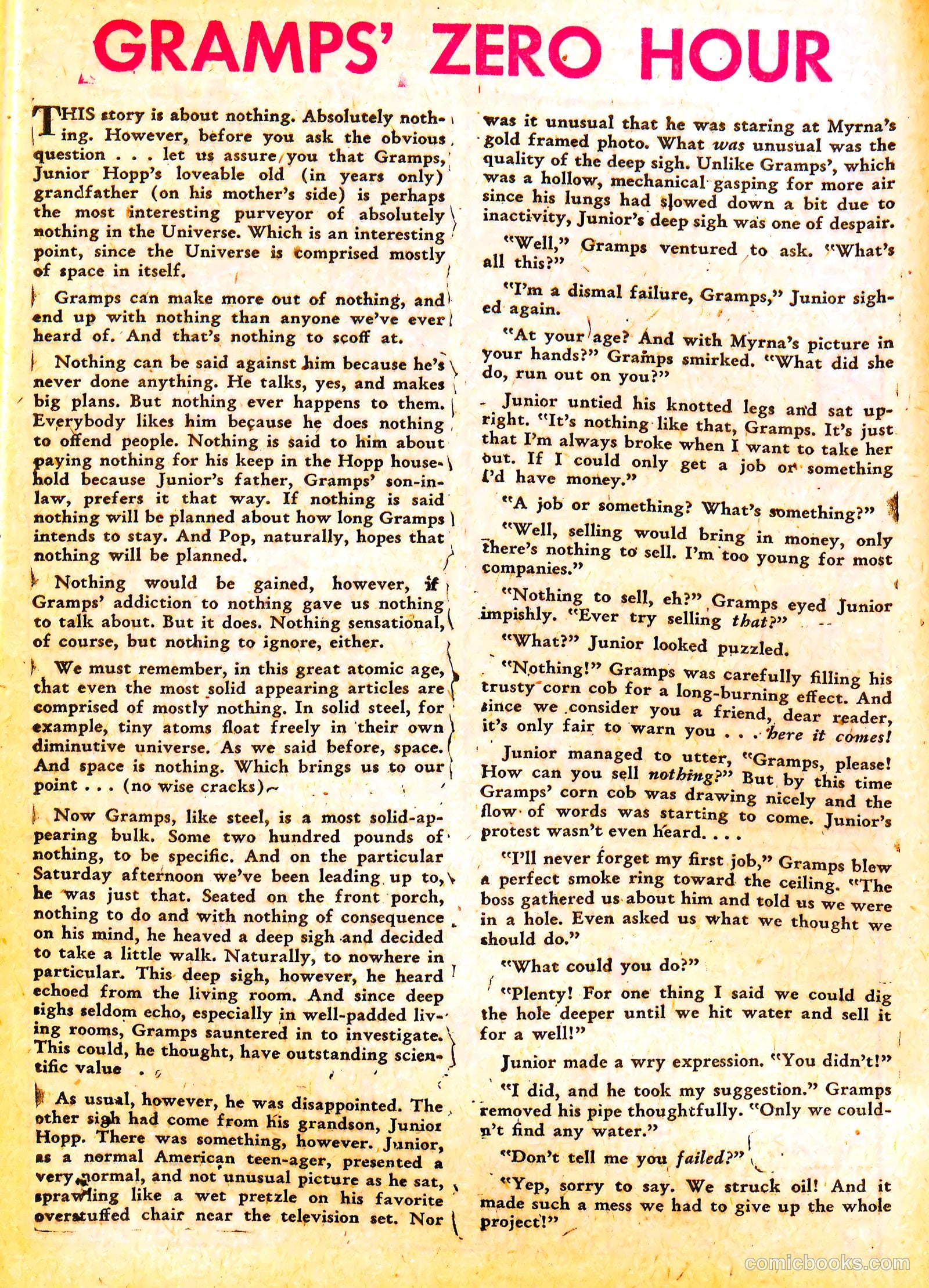 Junior Hopp Comics #2 (1952) — page 16 of 36