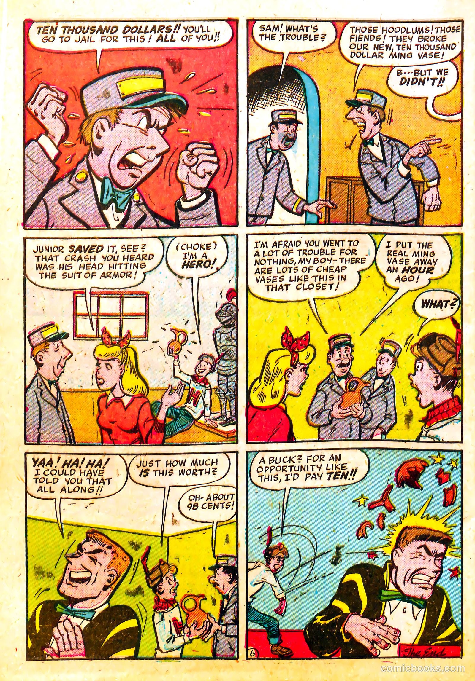 Junior Hopp Comics #2 (1952) — page 32 of 36