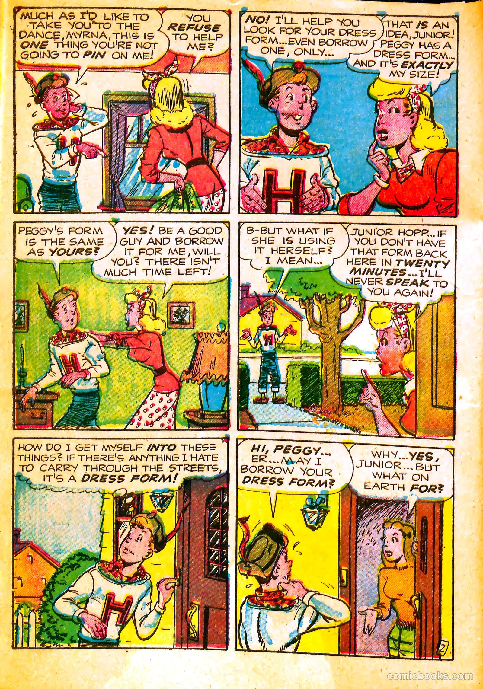Junior Hopp Comics #3 (1952) — page 4 of 36