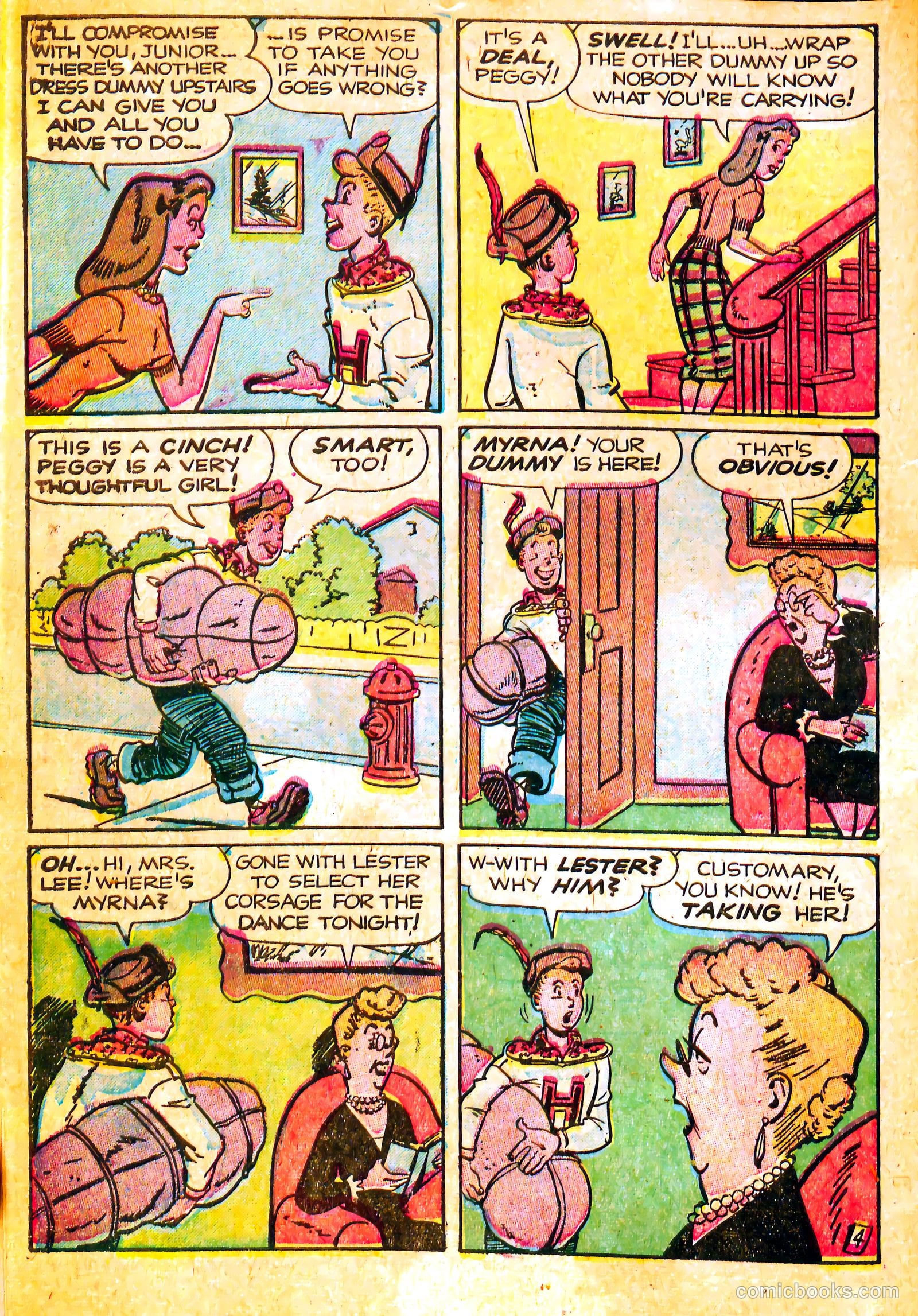 Junior Hopp Comics #3 (1952) — page 6 of 36
