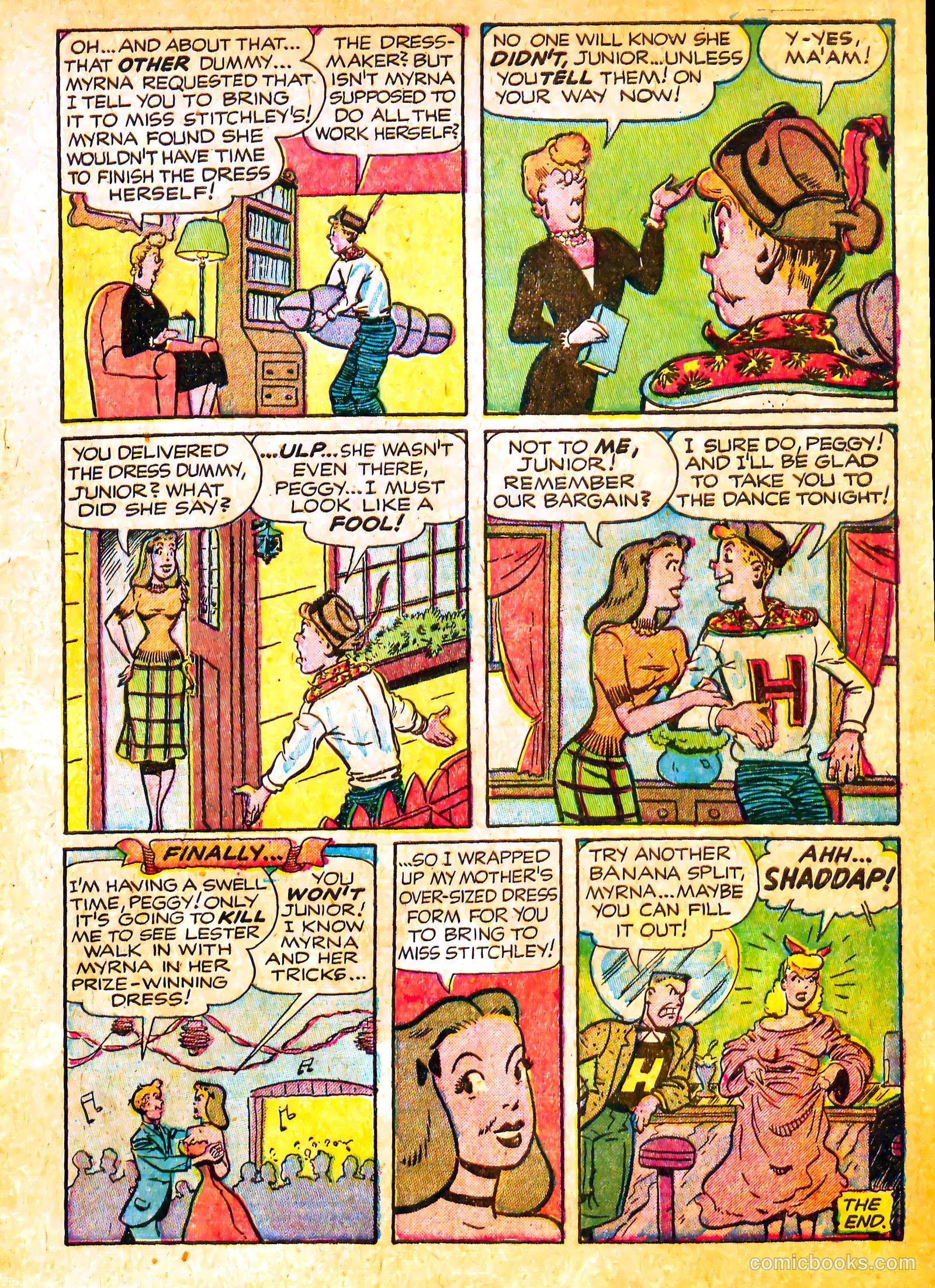 Junior Hopp Comics #3 (1952) — page 7 of 36