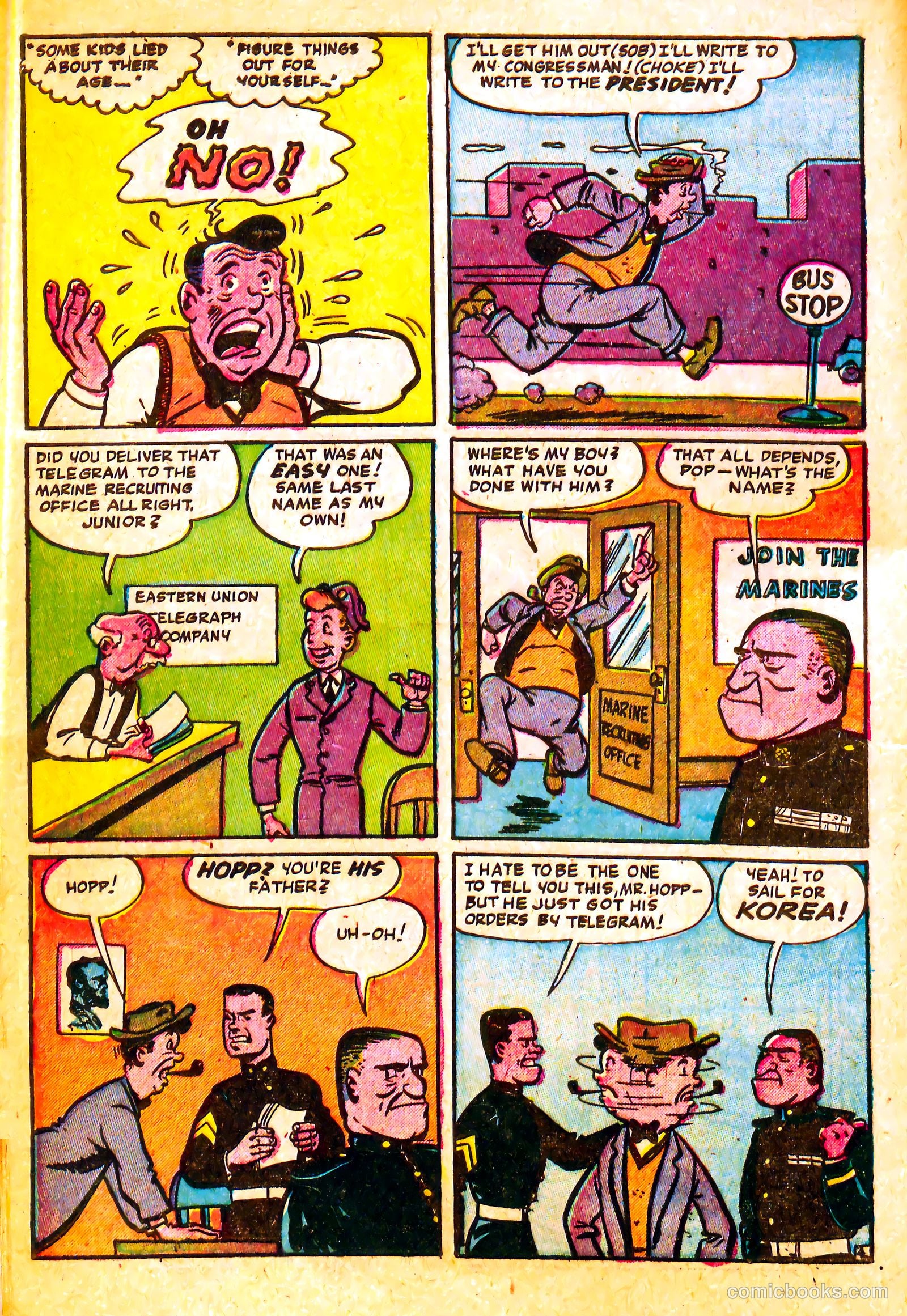 Junior Hopp Comics #3 (1952) — page 12 of 36