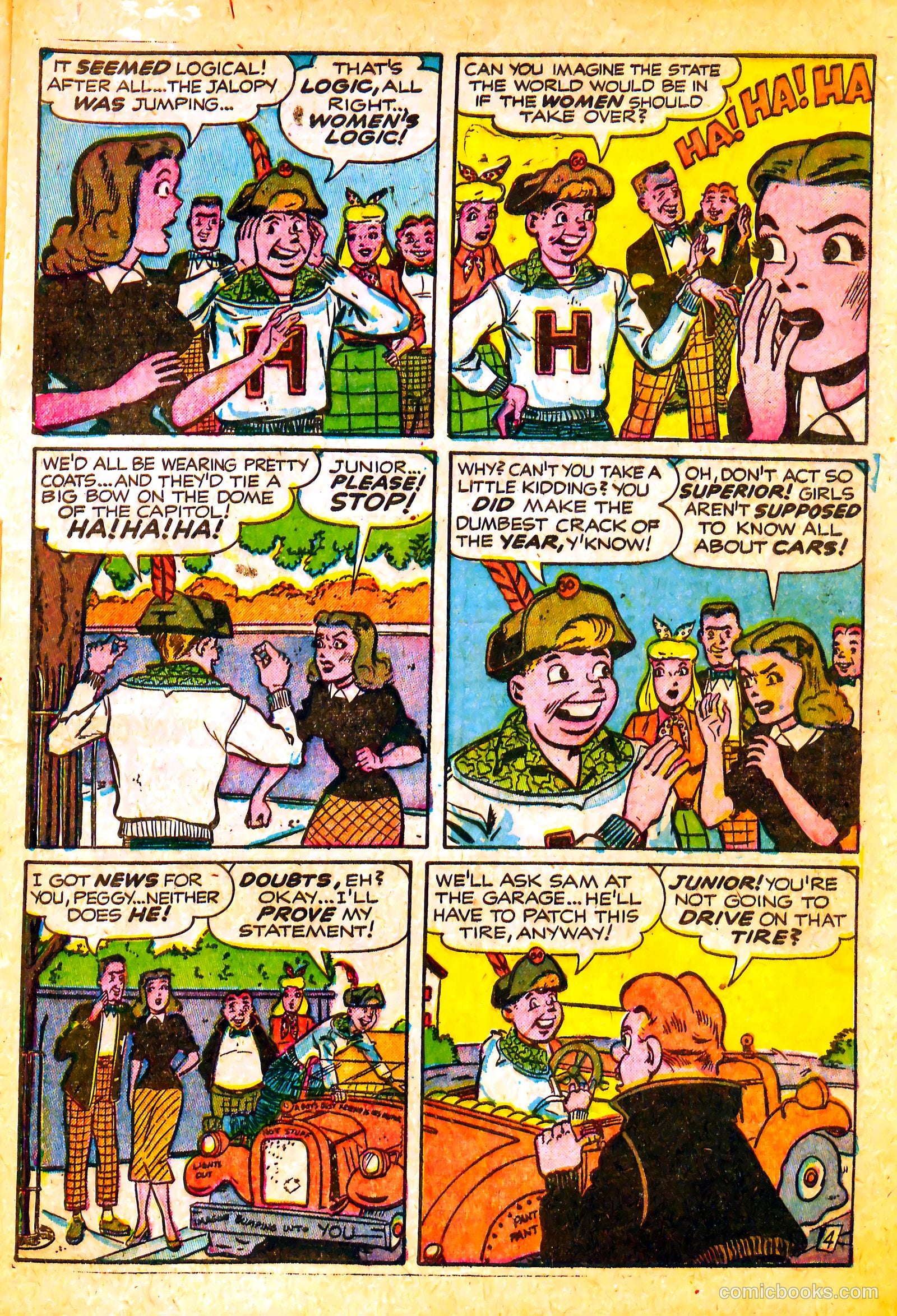 Junior Hopp Comics #3 (1952) — page 21 of 36