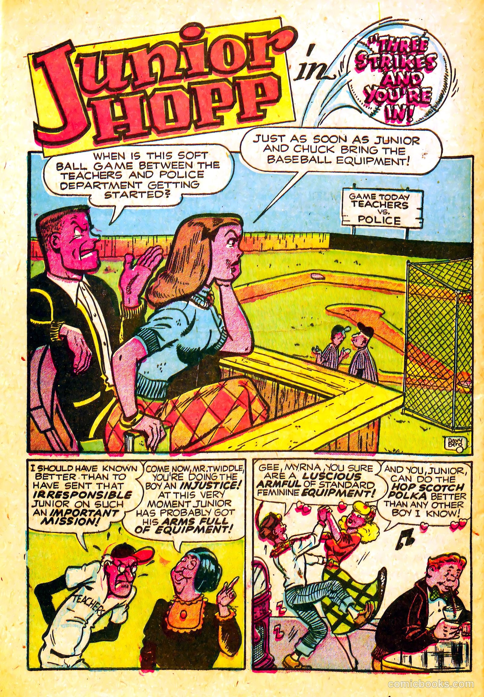 Junior Hopp Comics #3 (1952) — page 24 of 36