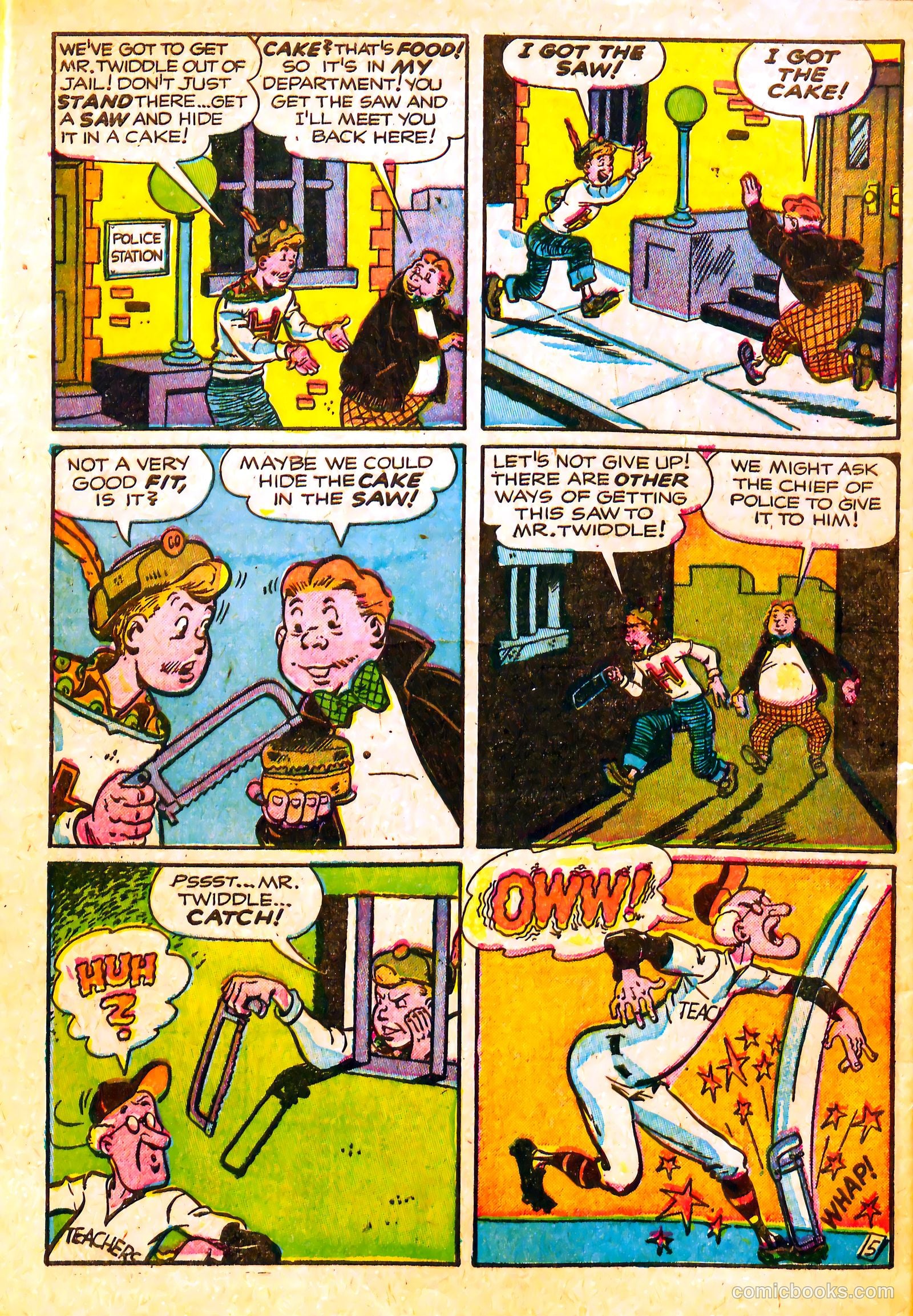 Junior Hopp Comics #3 (1952) — page 28 of 36
