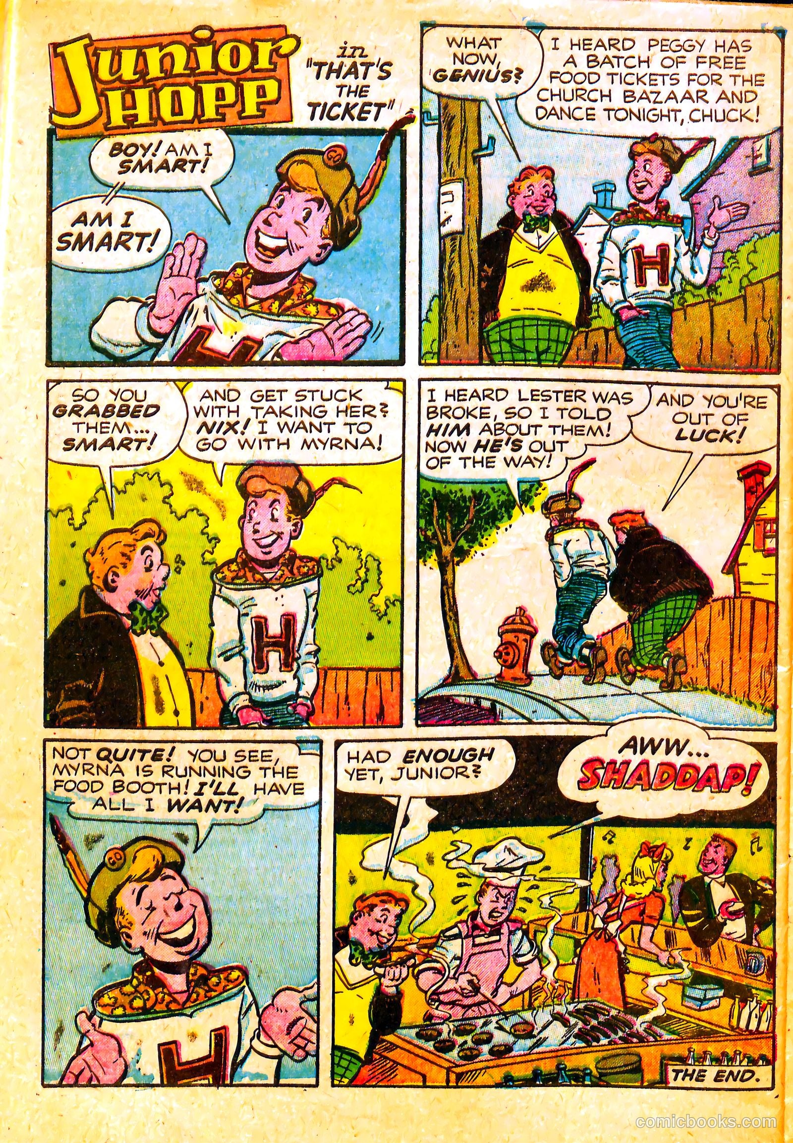 Junior Hopp Comics #3 (1952) — page 32 of 36