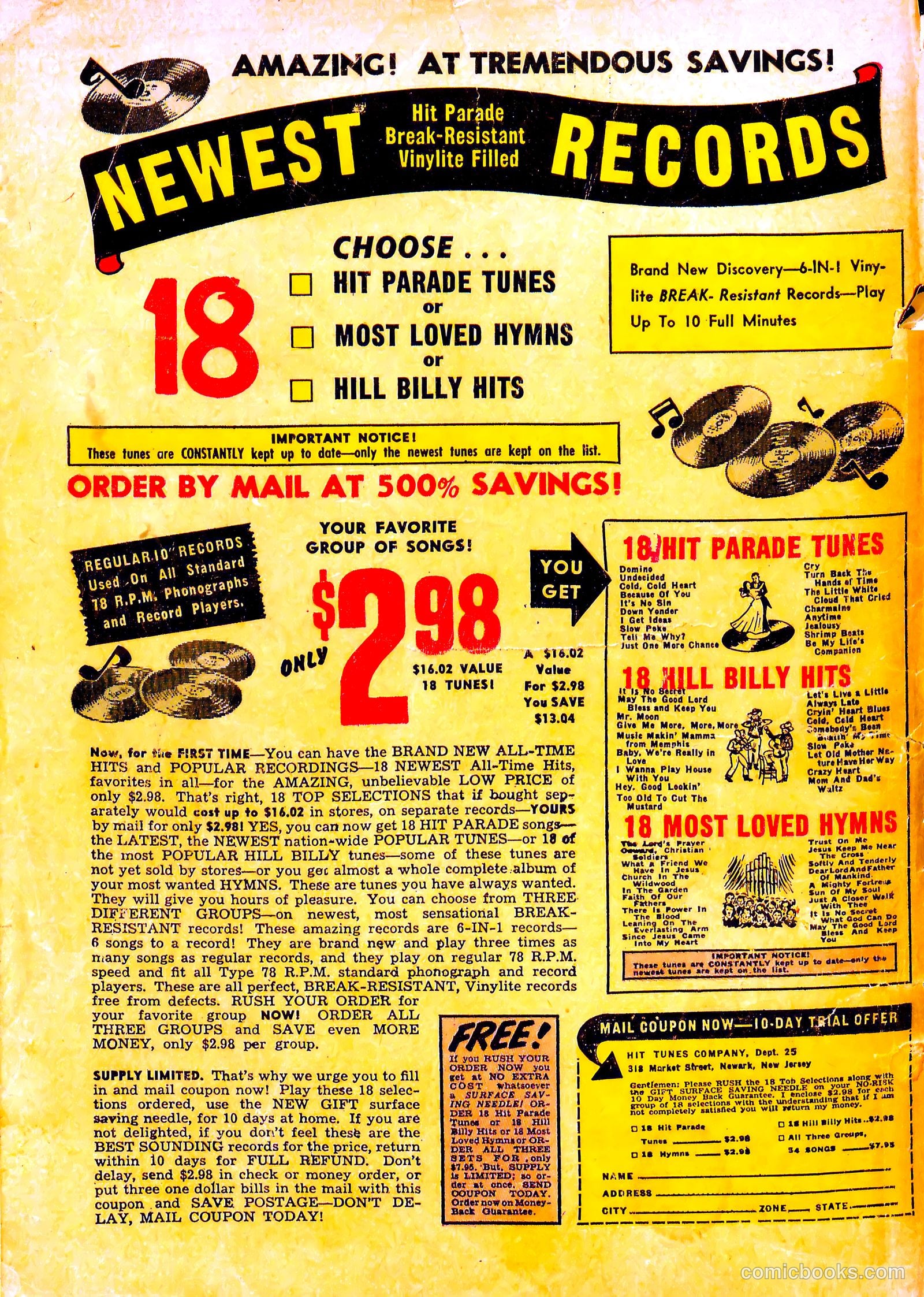 Junior Hopp Comics #3 (1952) — page 36 of 36