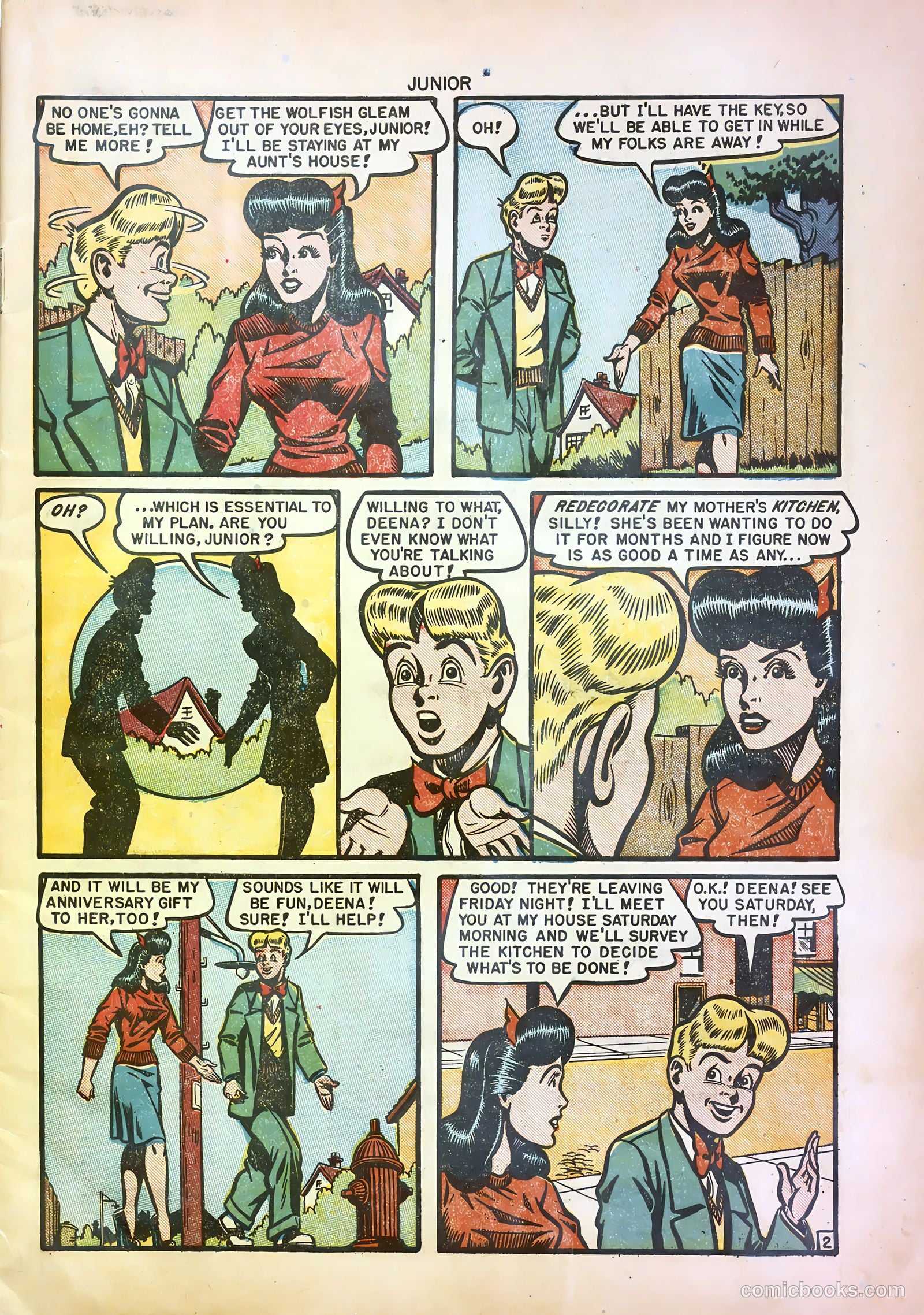 Junior [Junior Comics] #12 (1948) — page 3 of 36