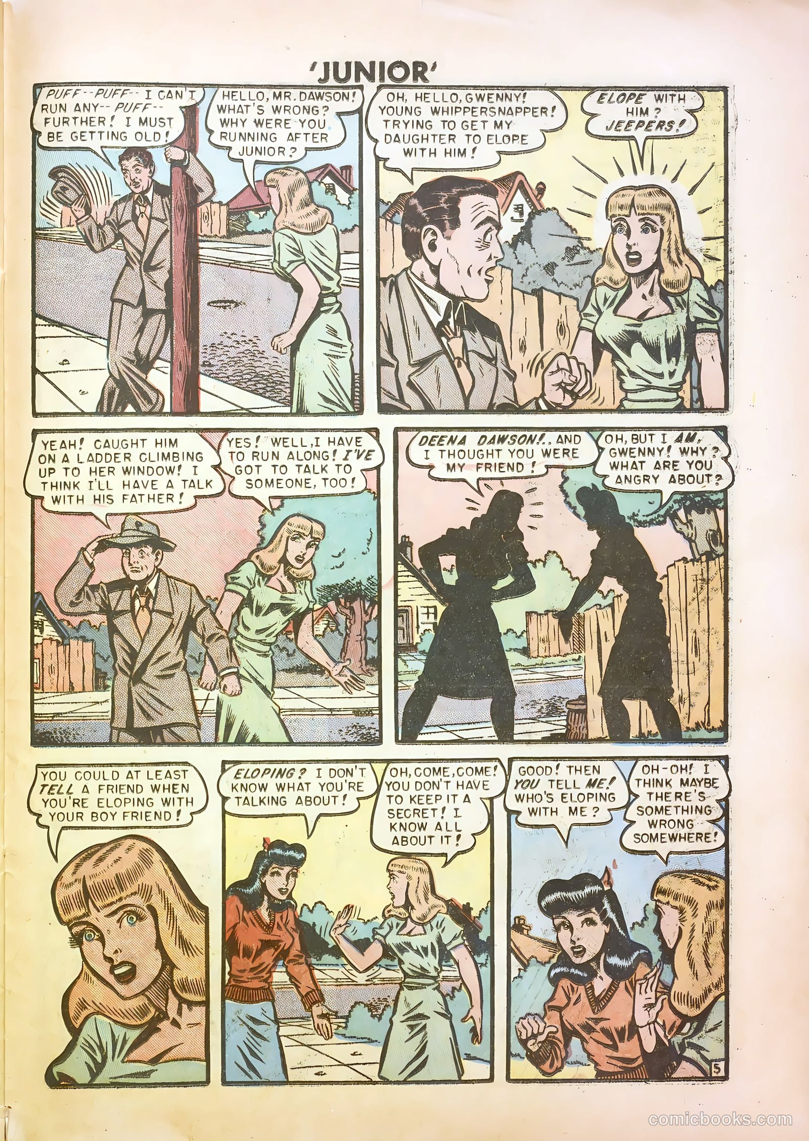 Junior [Junior Comics] #14 (1948) — page 25 of 37