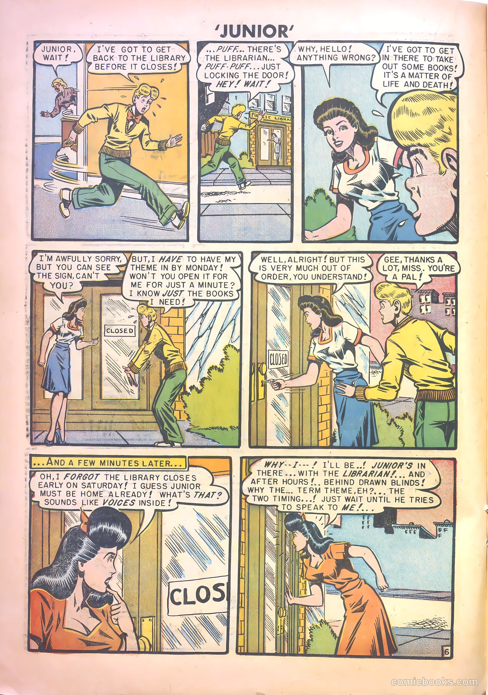 Junior [Junior Comics] #15 (1948) — page 16 of 36