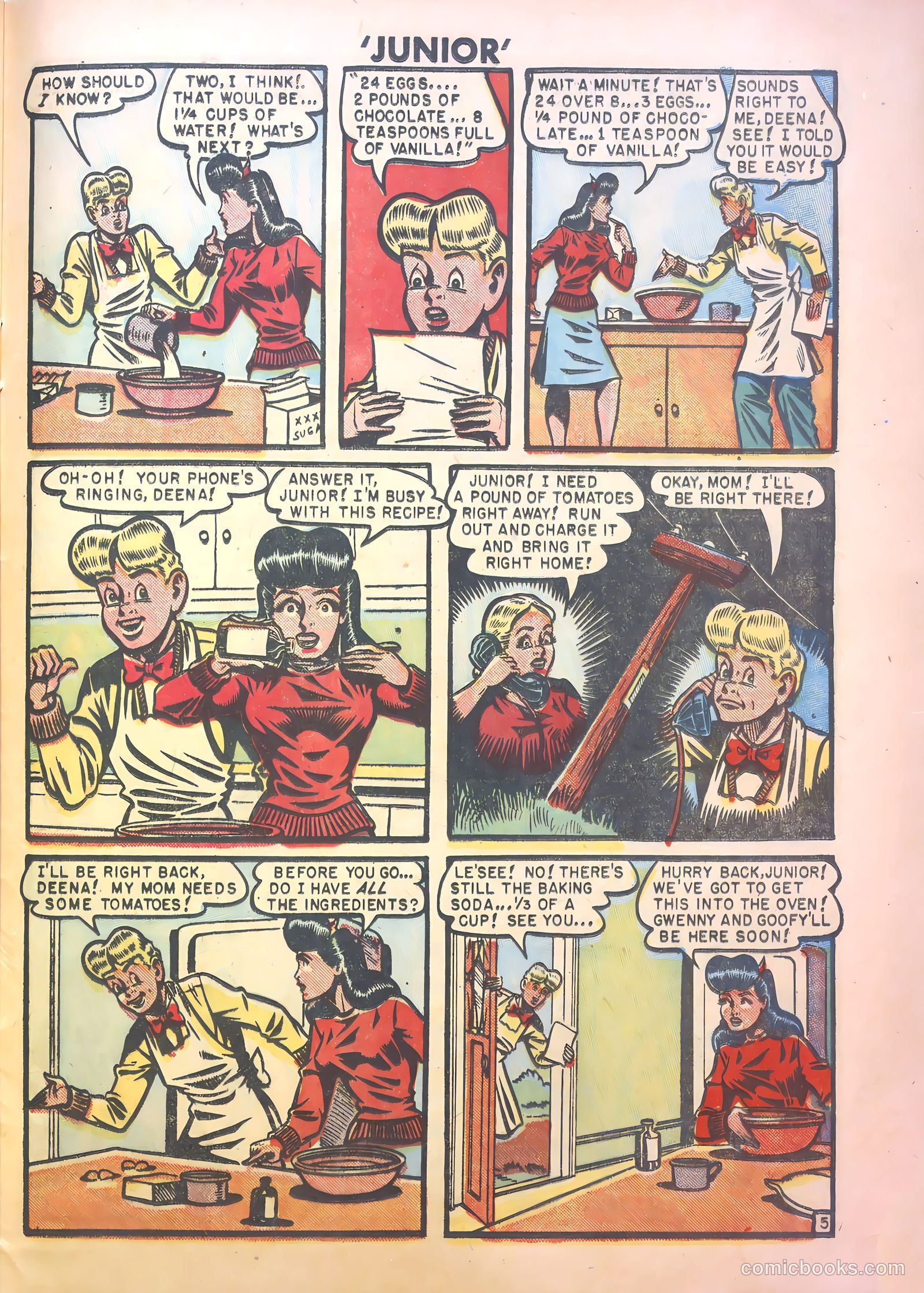 Junior [Junior Comics] #15 (1948) — page 25 of 36