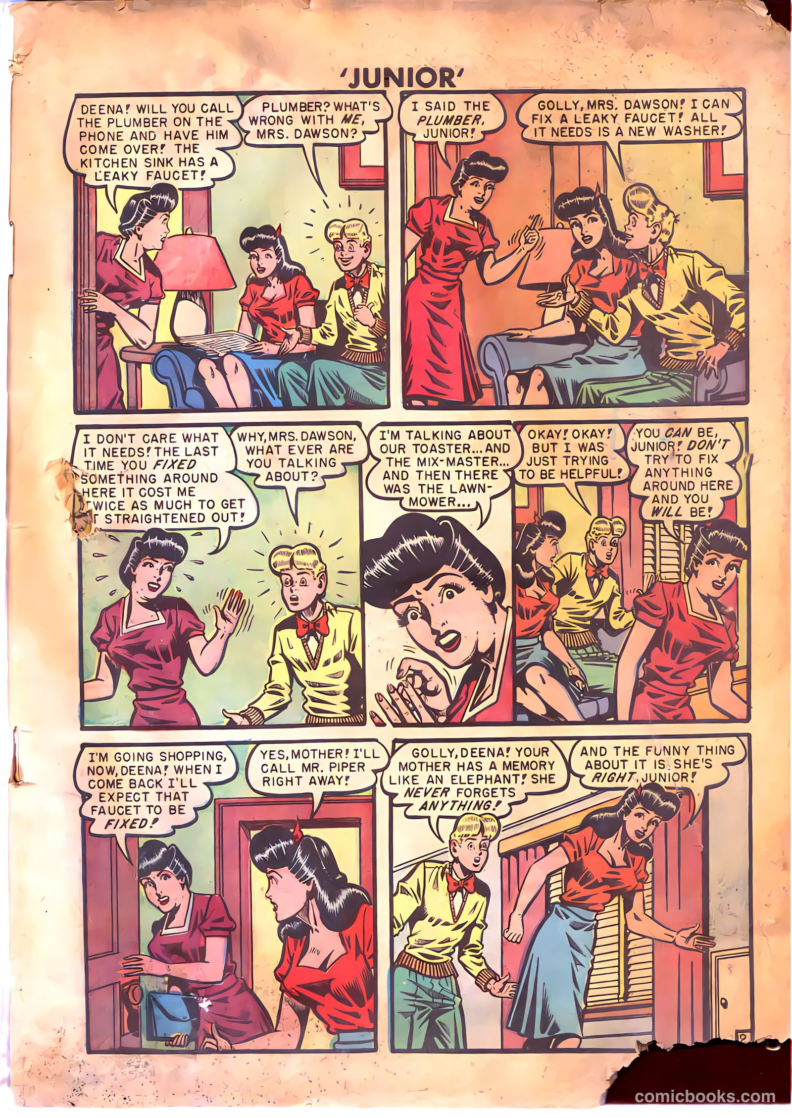 Junior [Junior Comics] #16 (1948) — page 3 of 36