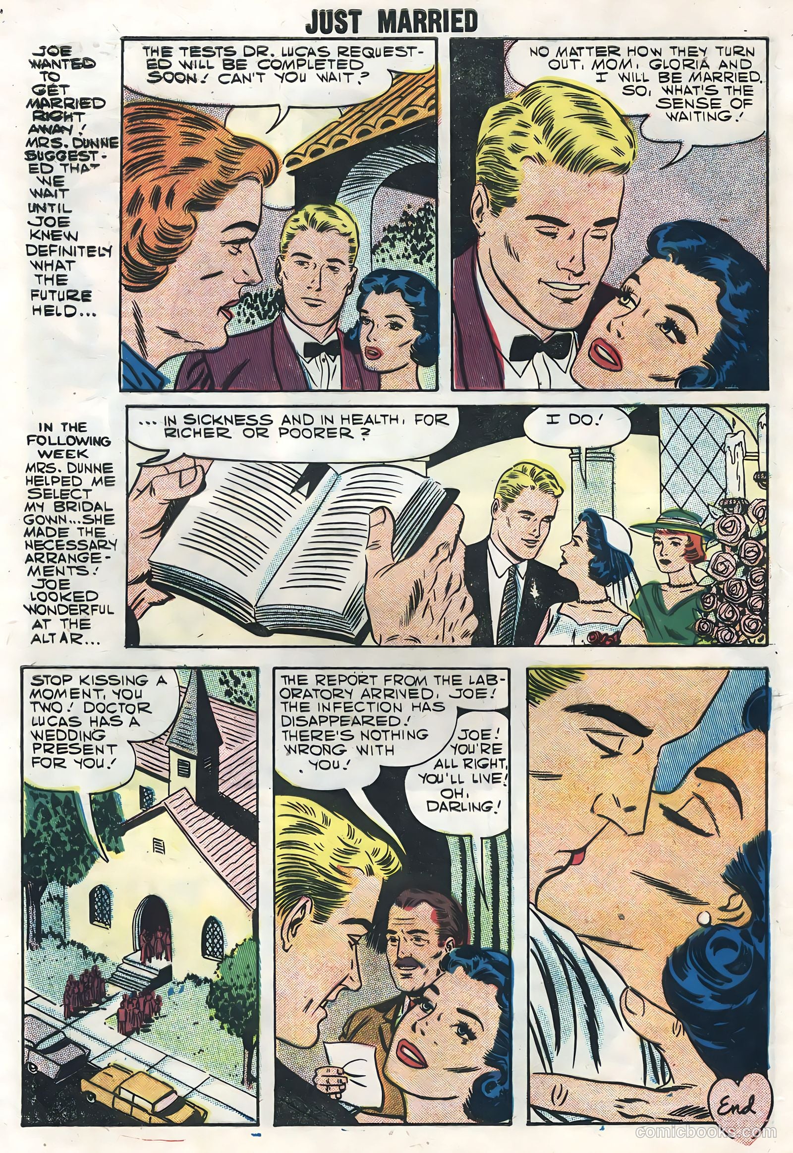 Just Married #1 (1958) — page 8 of 36