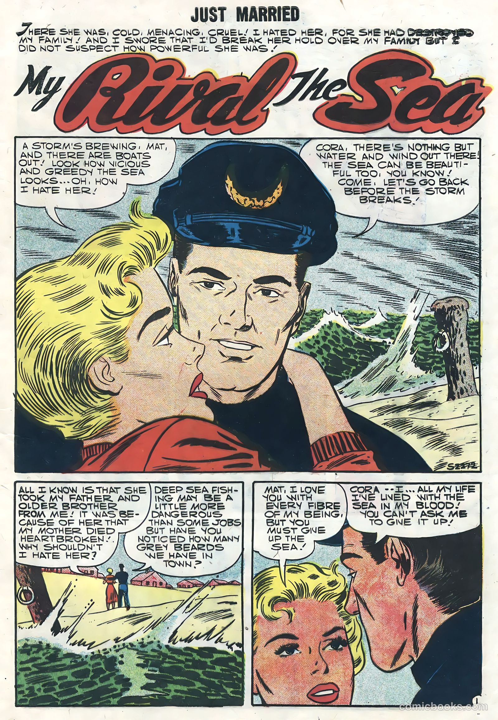 Just Married #1 (1958) — page 9 of 36