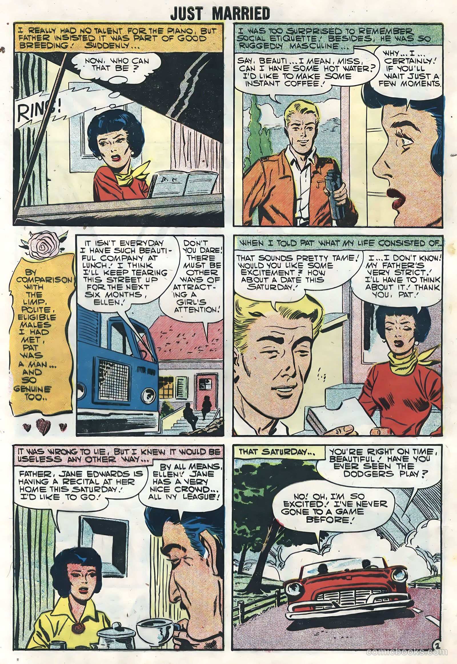 Just Married #1 (1958) — page 28 of 36