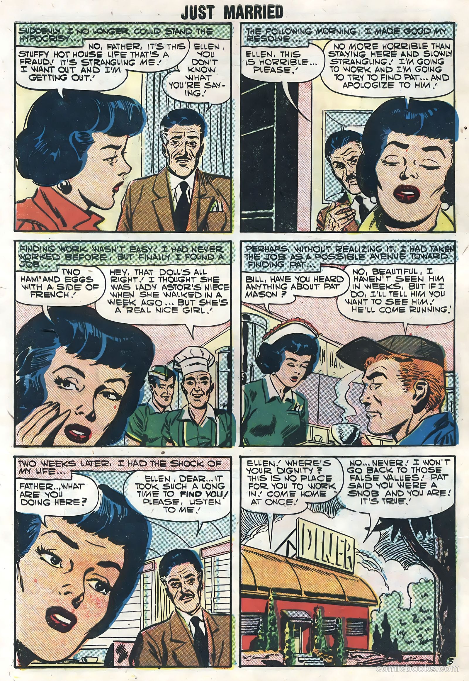 Just Married #1 (1958) — page 32 of 36