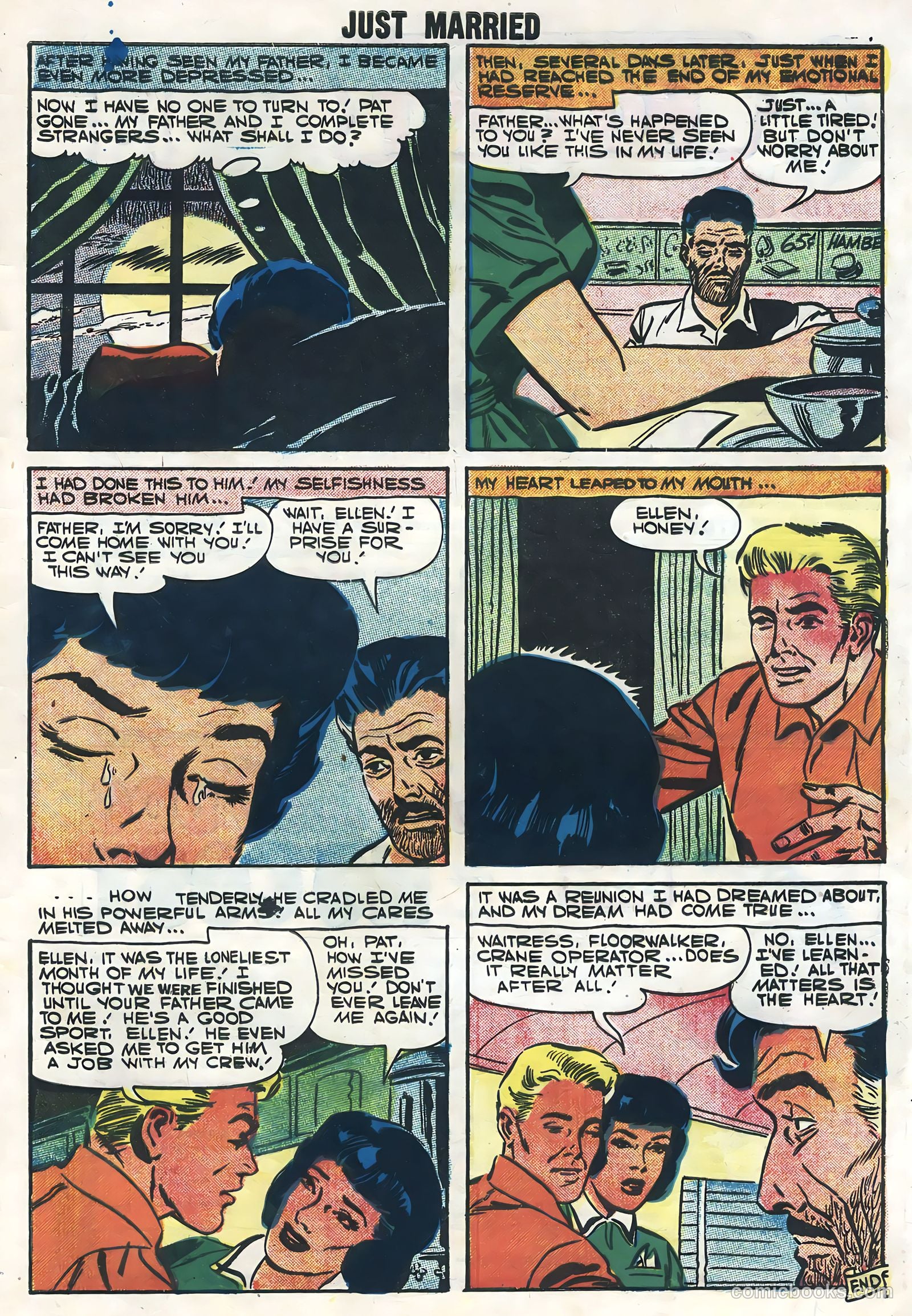 Just Married #1 (1958) — page 33 of 36