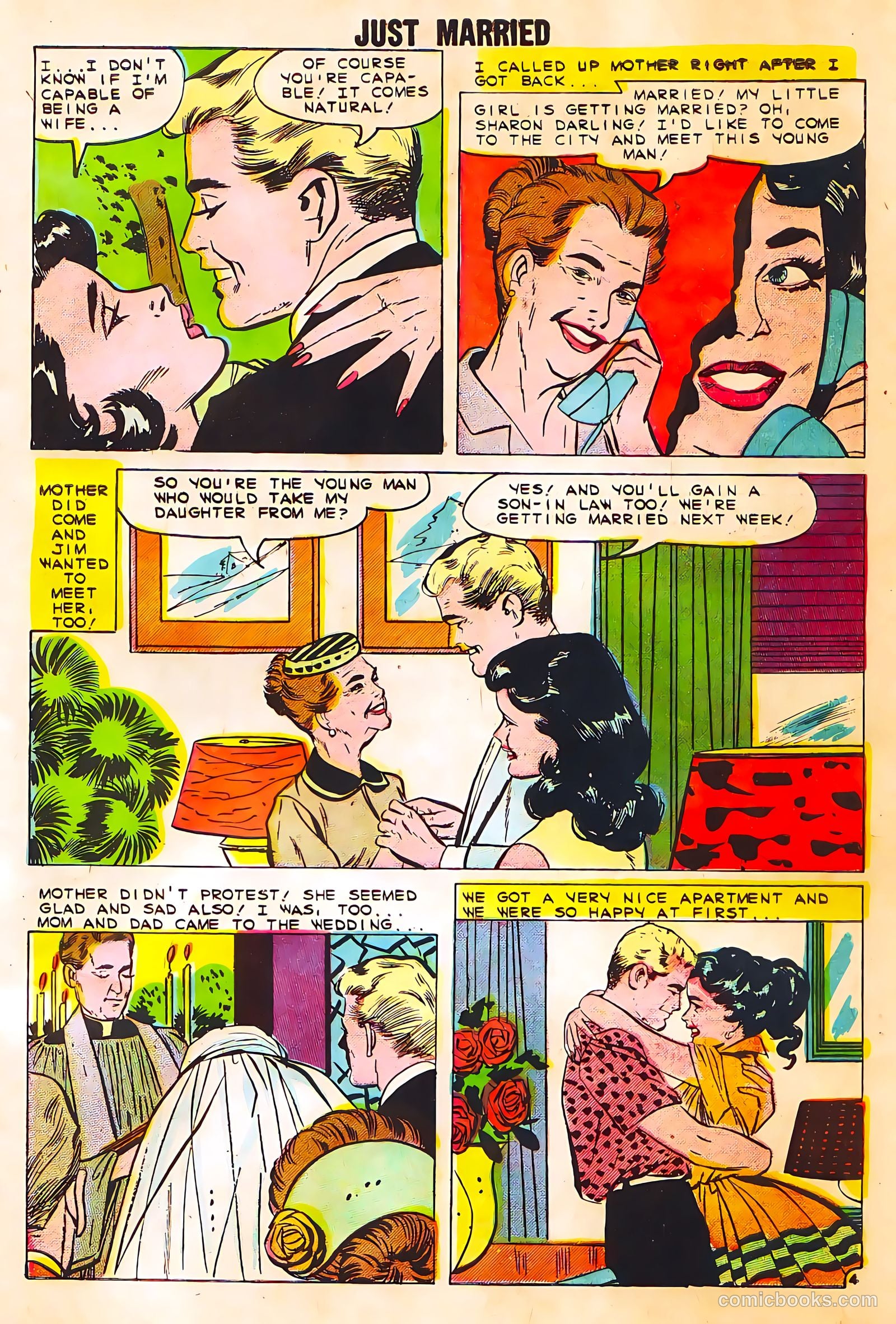 Just Married #10 (1959) — page 7 of 36