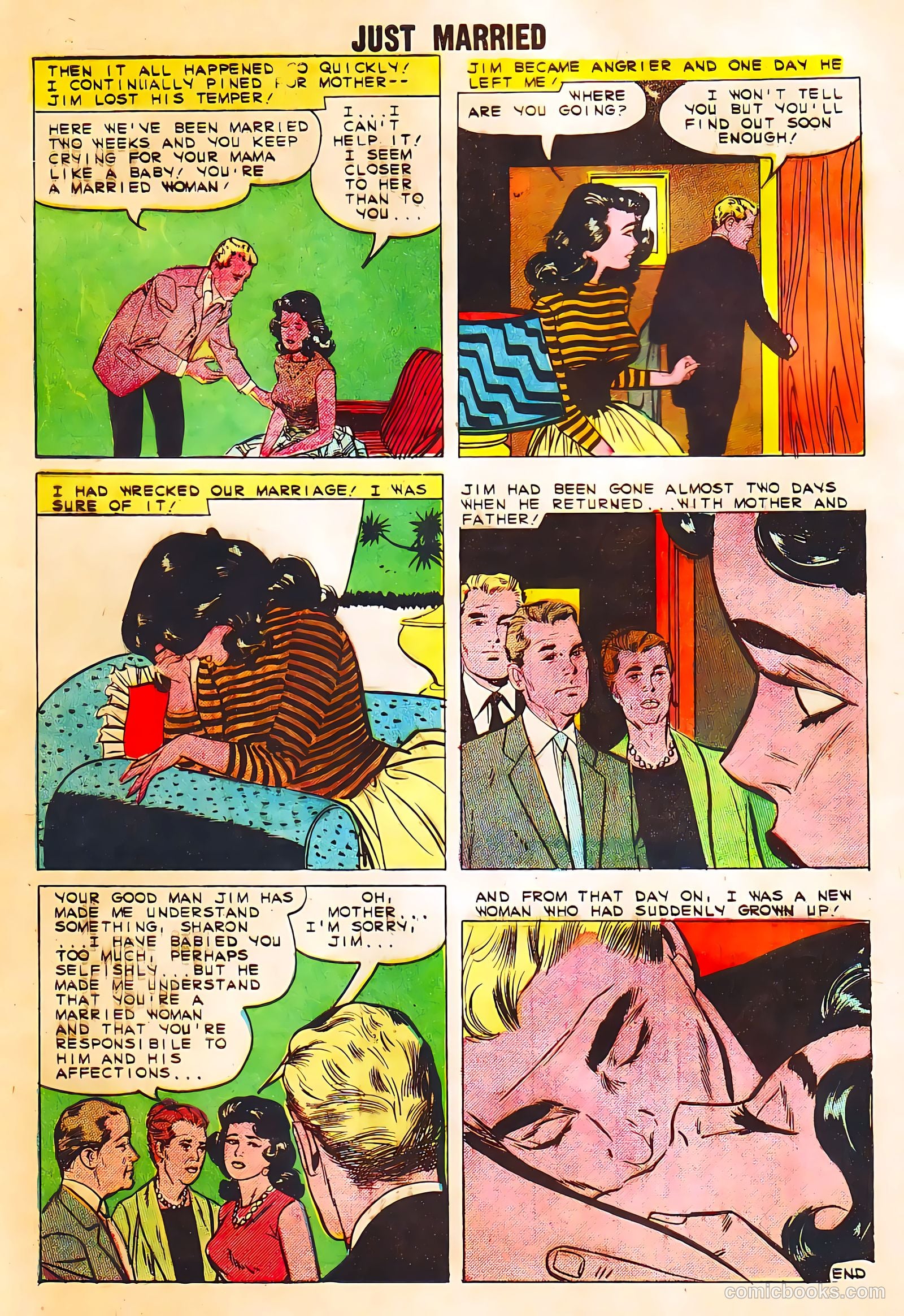 Just Married #10 (1959) — page 8 of 36