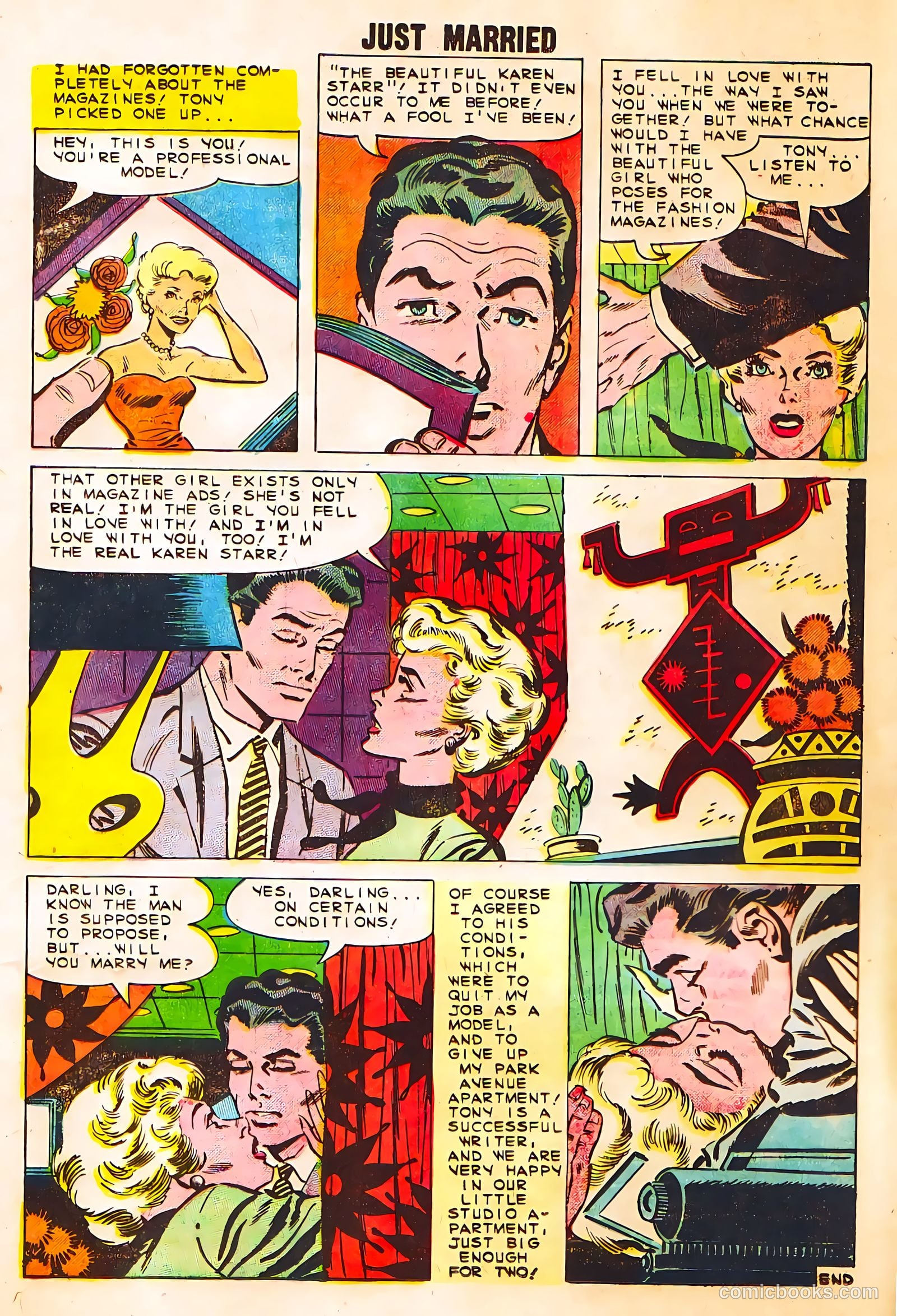Just Married #10 (1959) — page 17 of 36