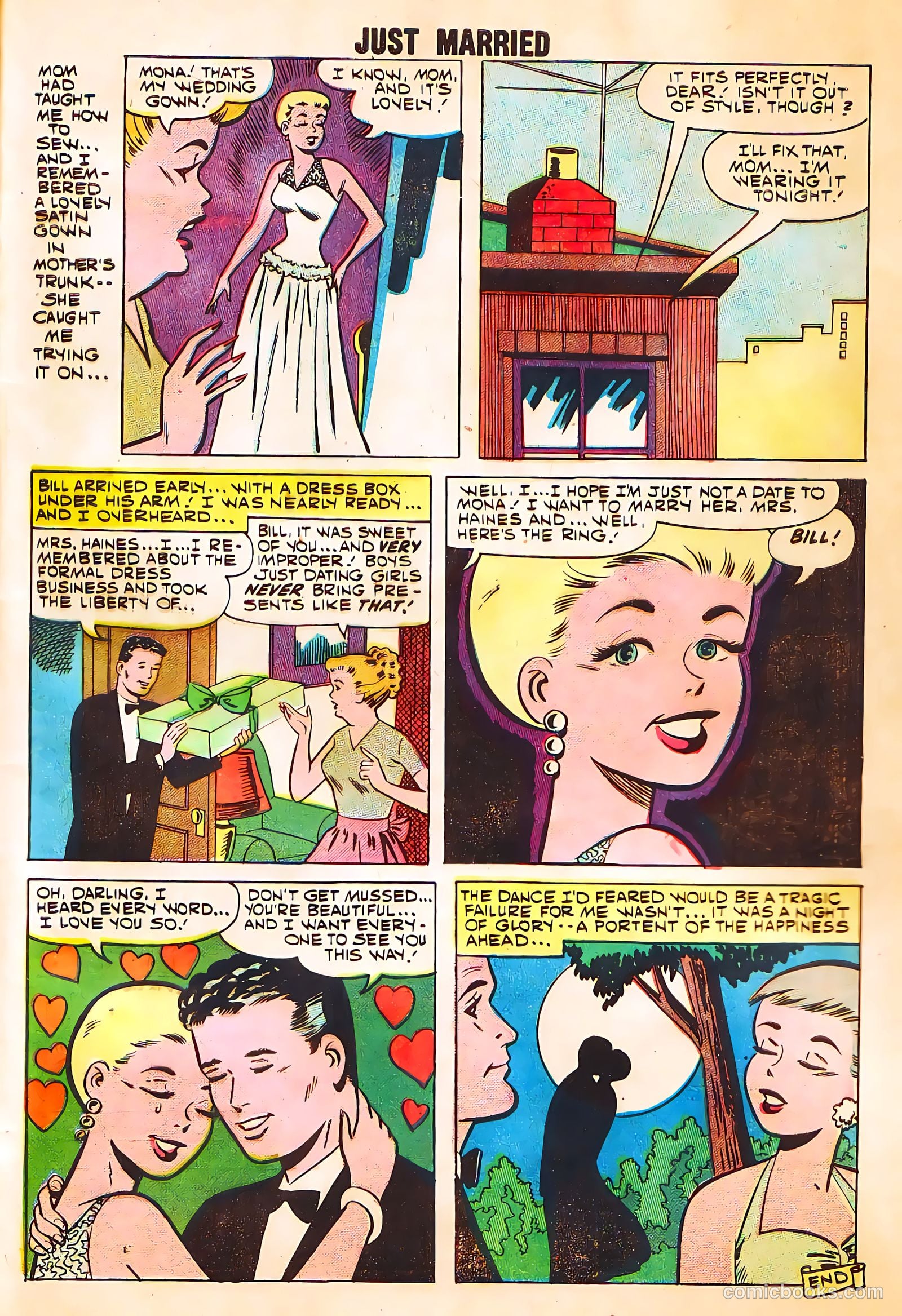 Just Married #10 (1959) — page 33 of 36