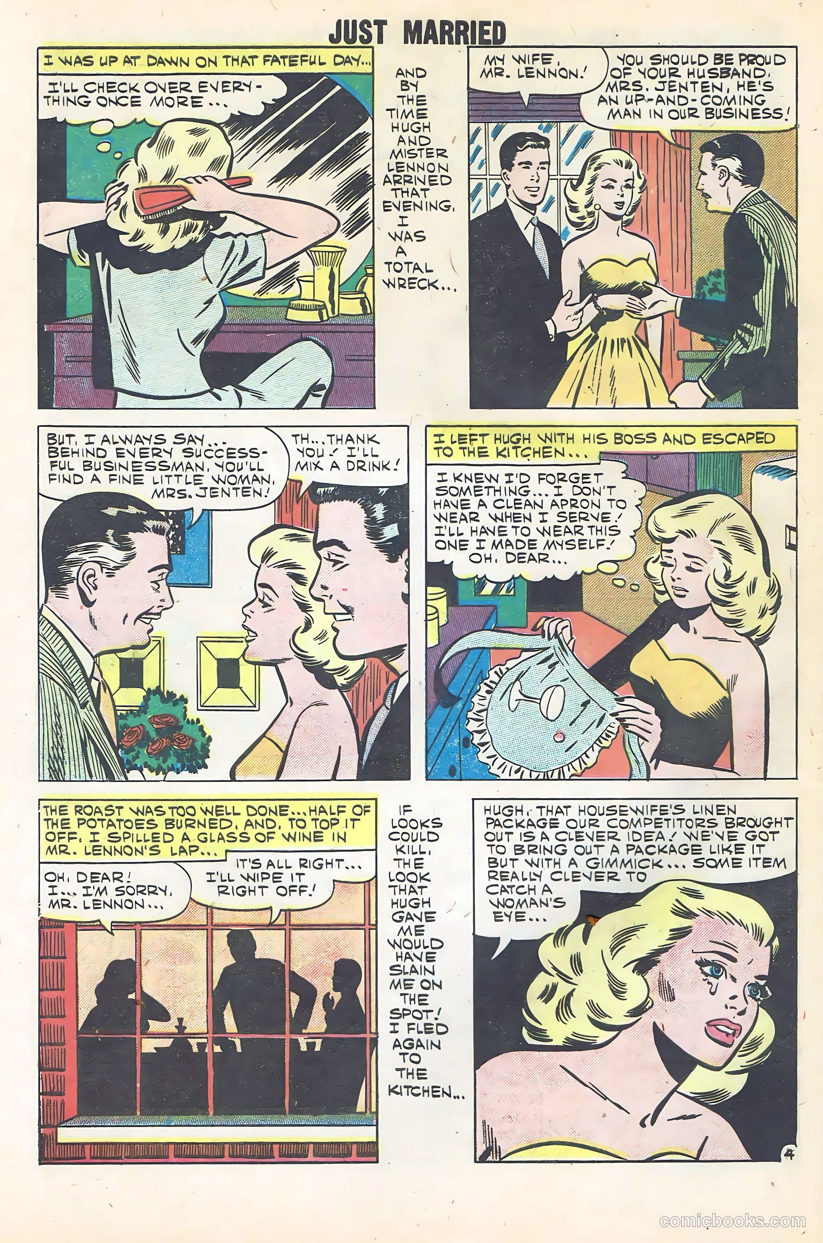 Just Married #13 (1960) — page 32 of 36
