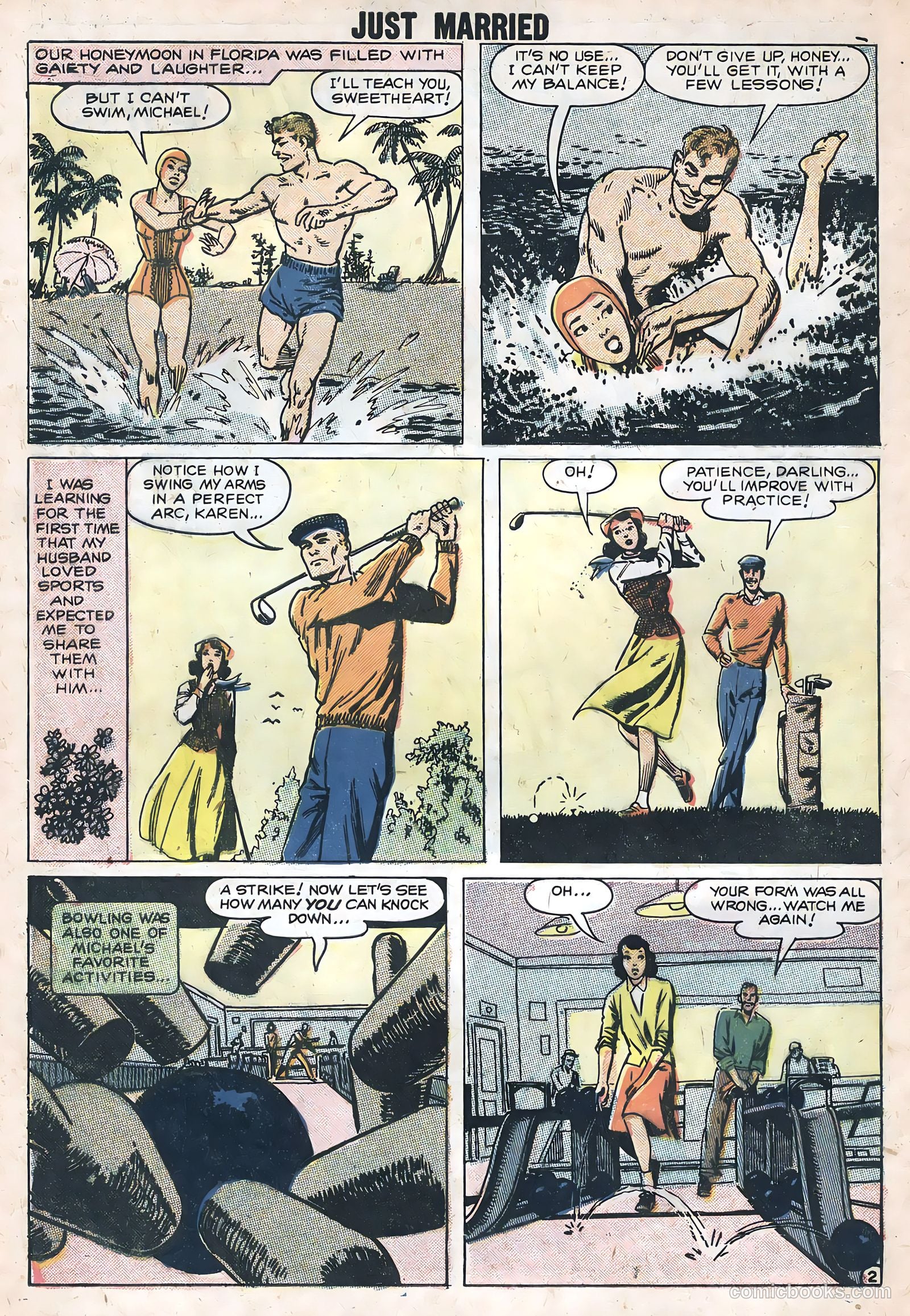 Just Married #2 (1958) — page 4 of 36