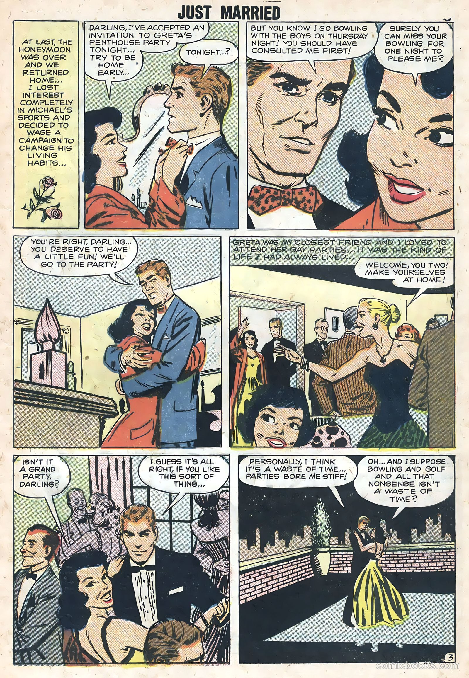 Just Married #2 (1958) — page 5 of 36