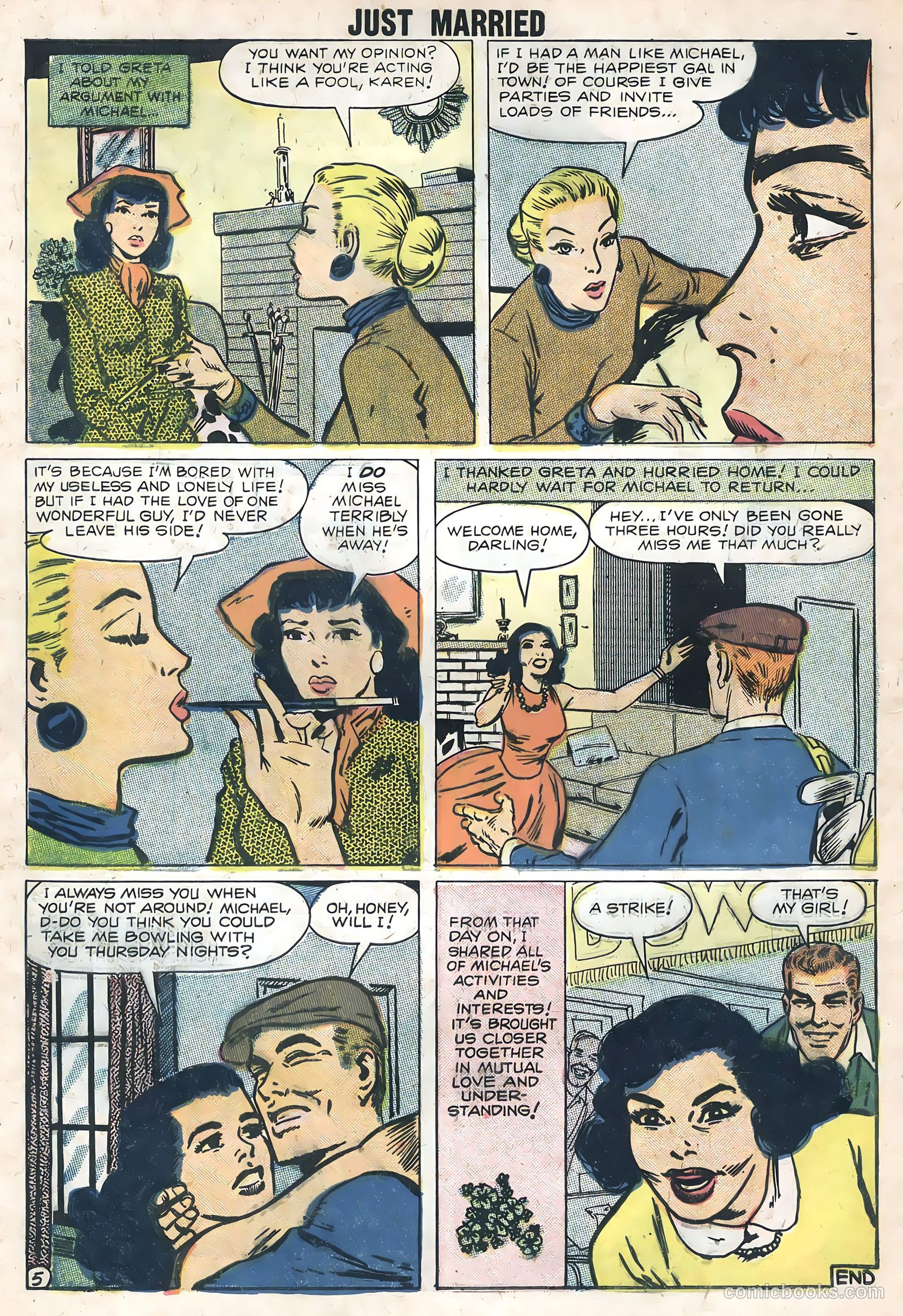 Just Married #2 (1958) — page 8 of 36