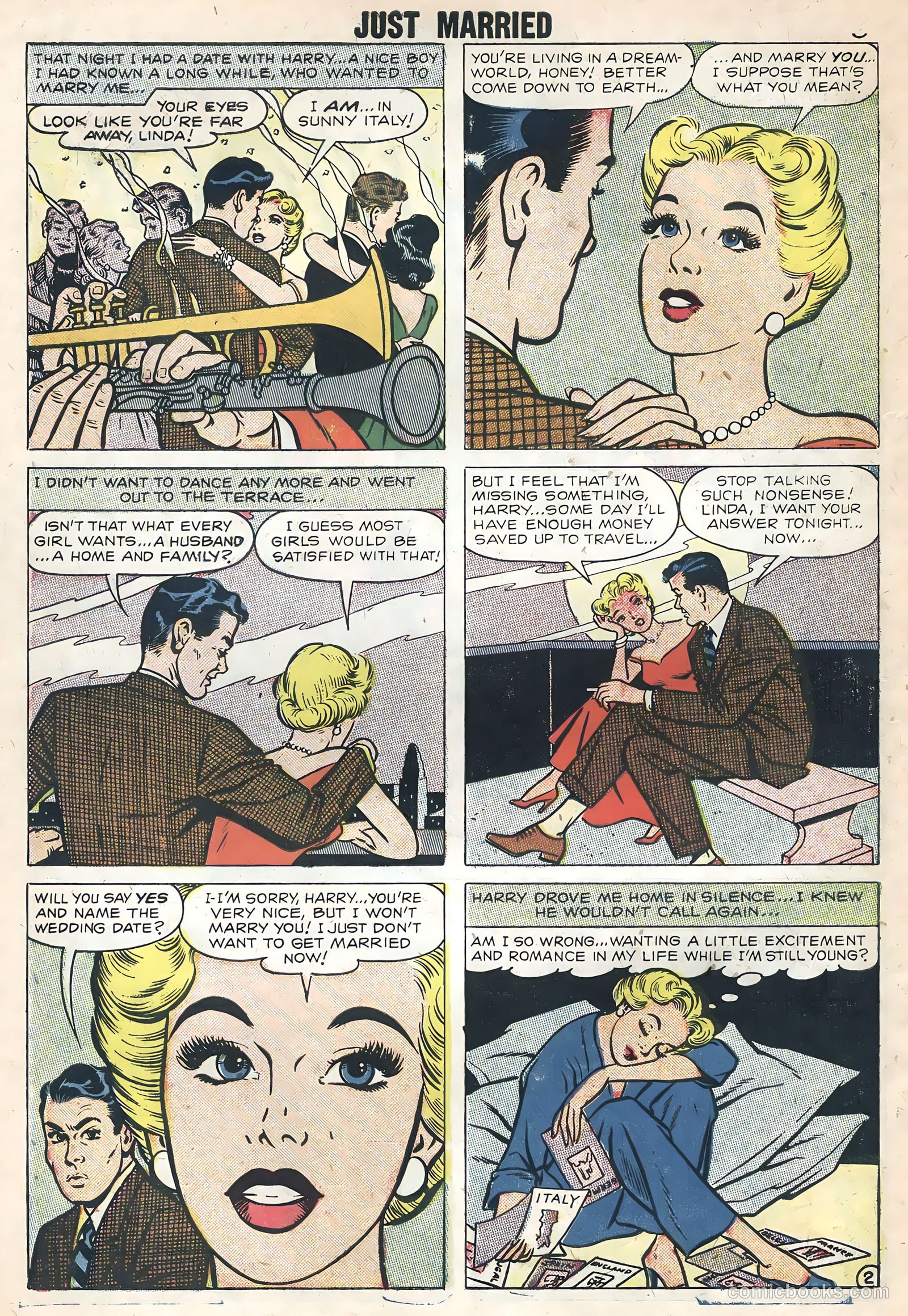 Just Married #2 (1958) — page 10 of 36